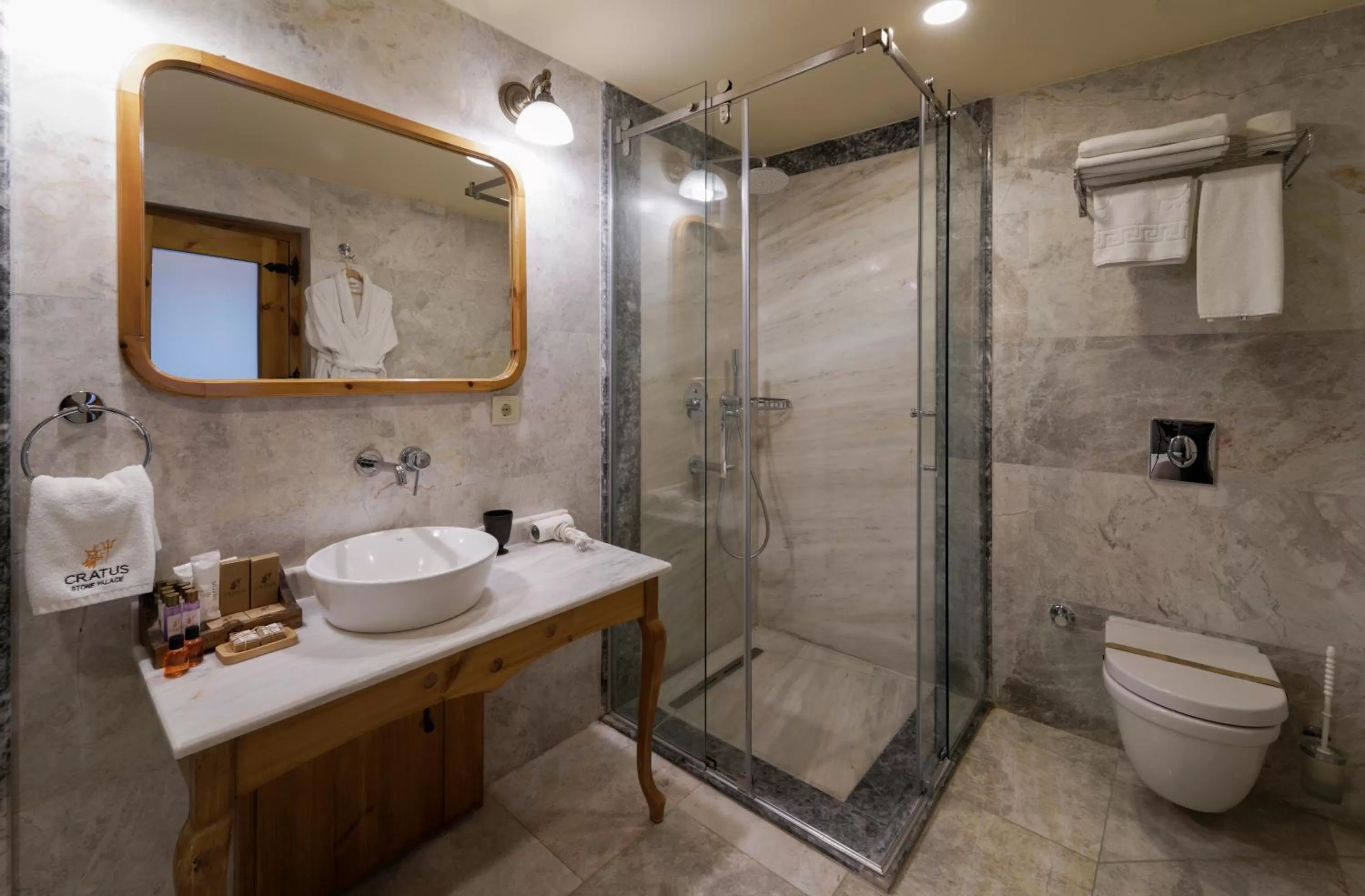 Shower in Cratus Stone Palace