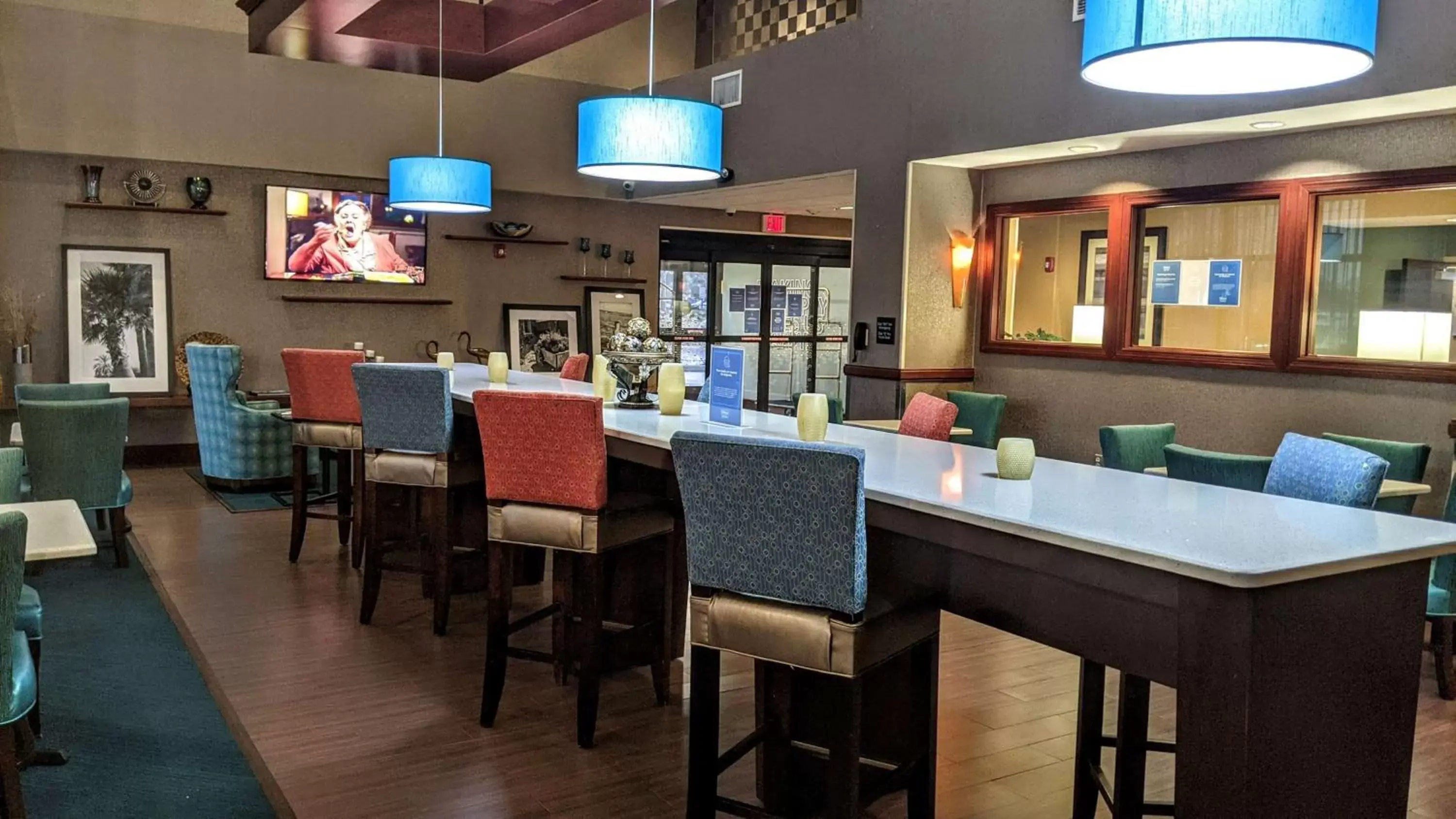 Lobby or reception, Restaurant/Places to Eat in Hampton Inn & Suites Jacksonville Beach Boulevard/Mayo Clinic