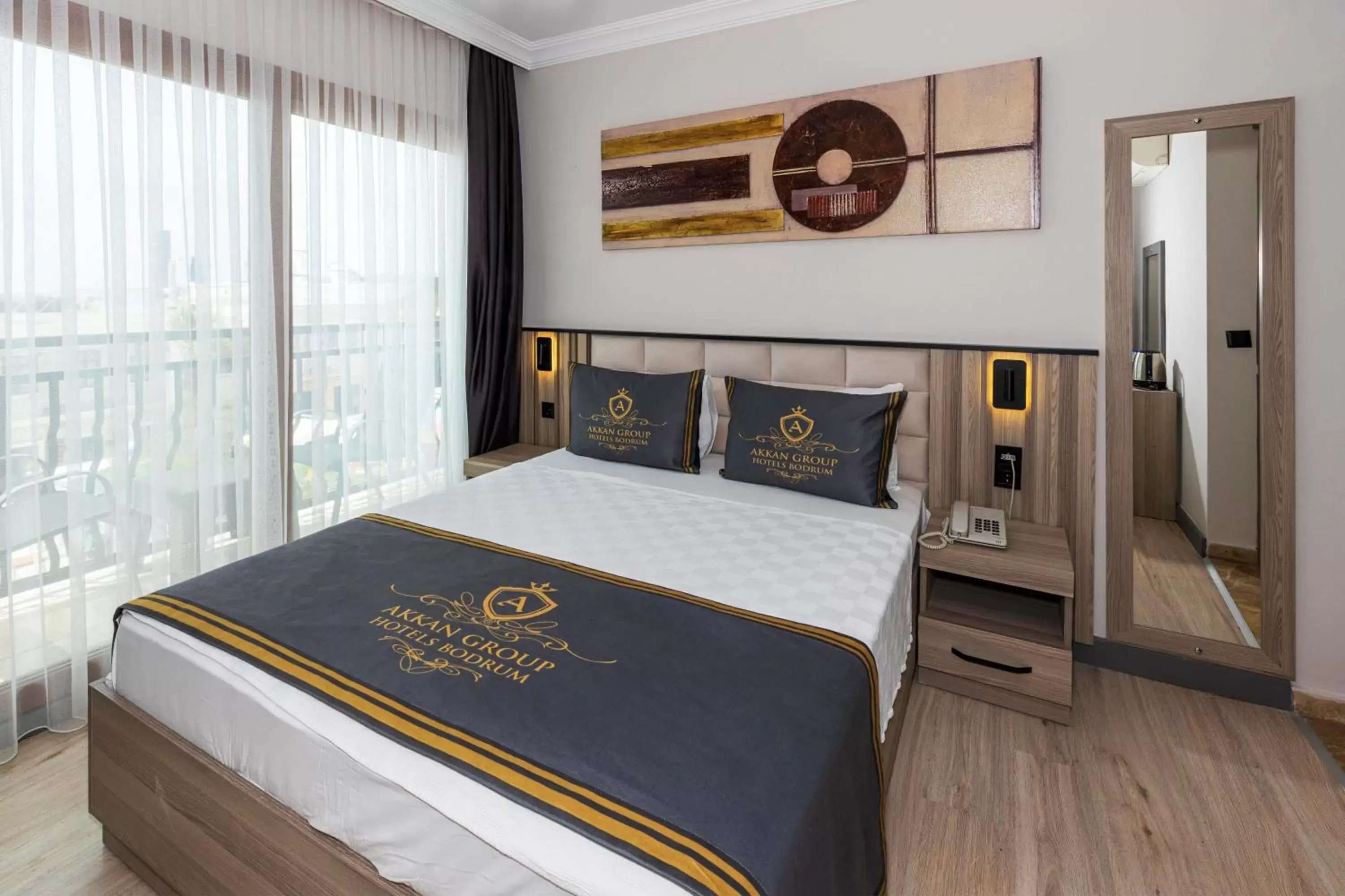 Bed in Akkan Hotel
