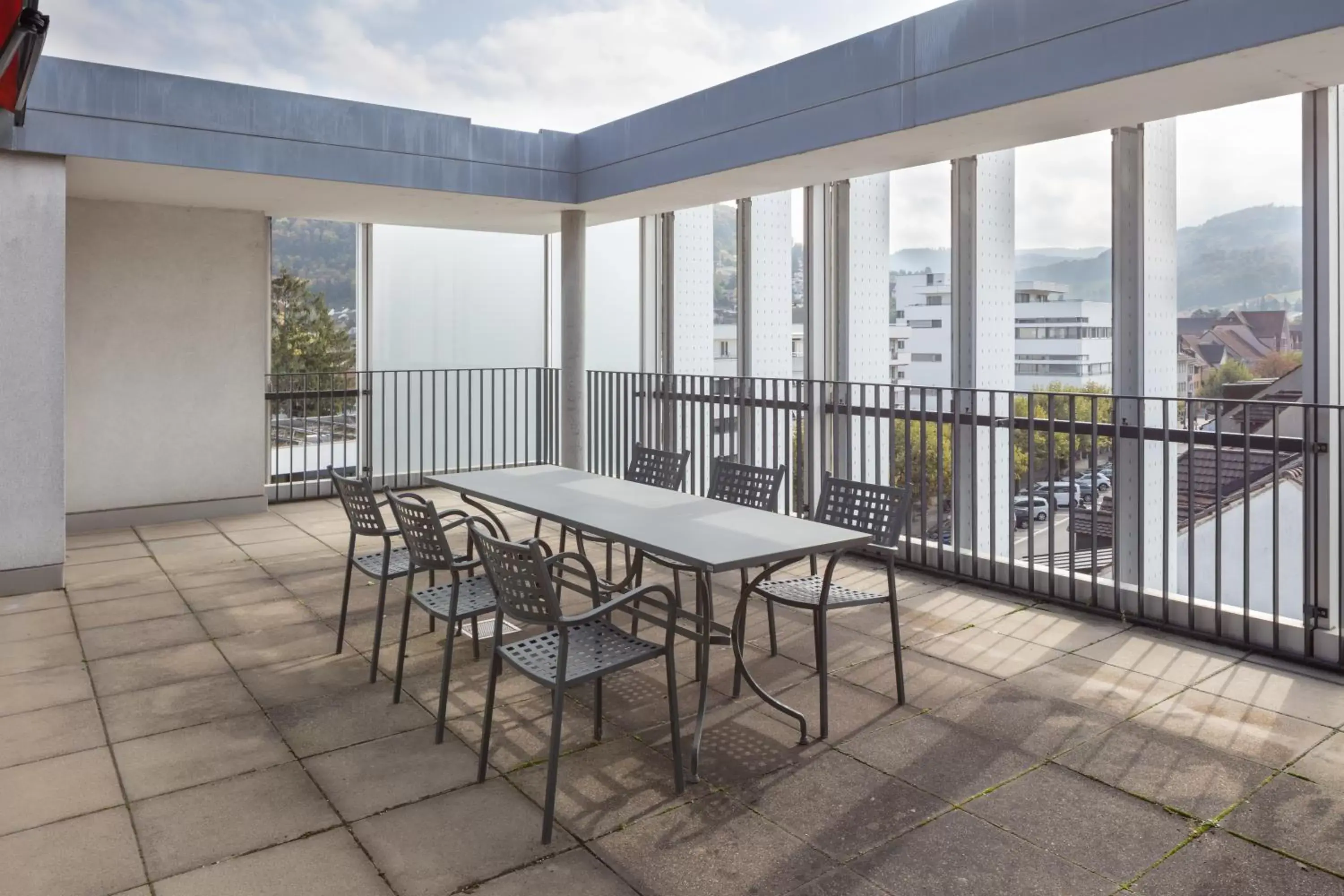 Balcony/Terrace in Hotel Baslertor