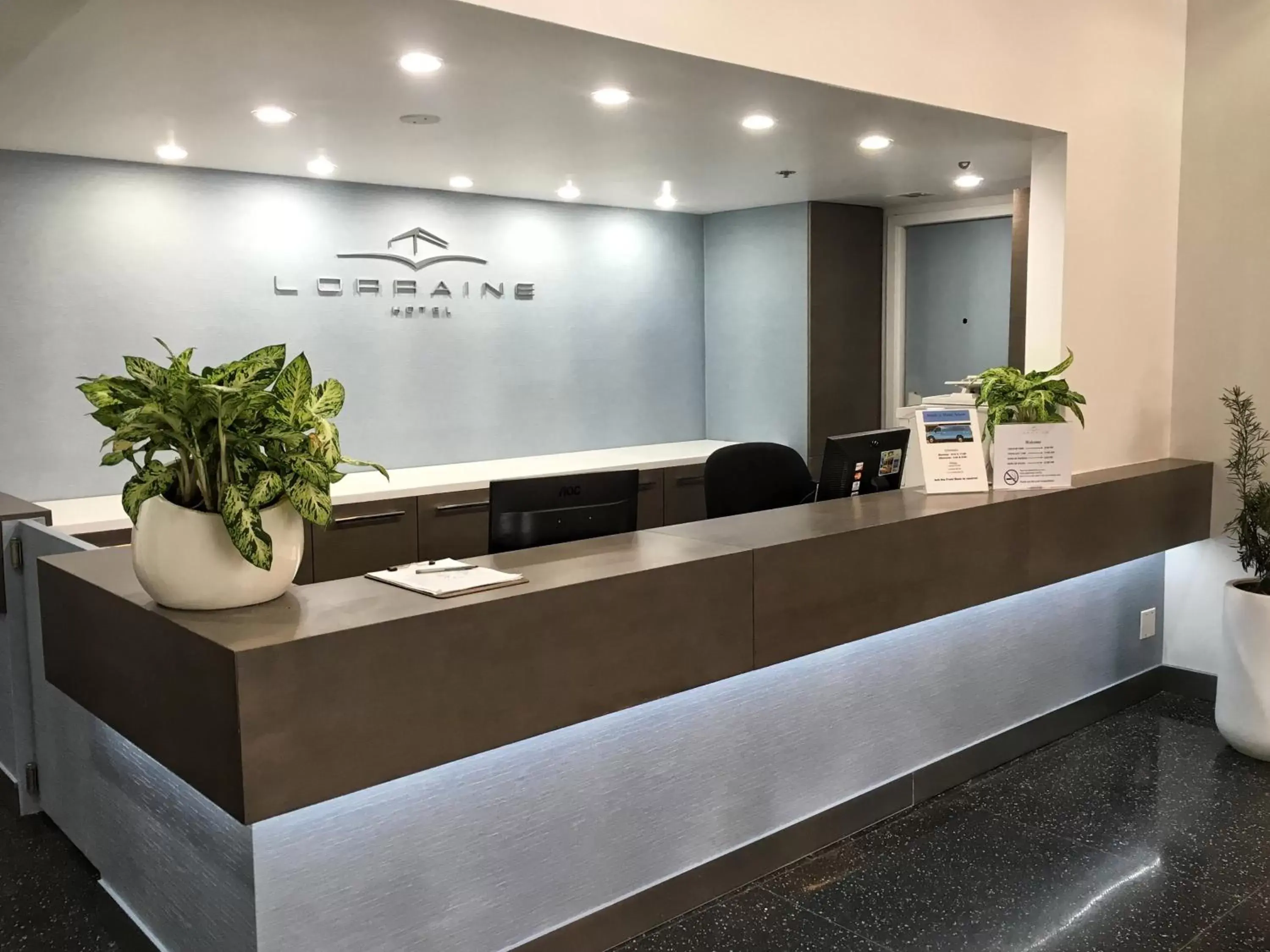 Lobby or reception in Lorraine Hotel Lobby or reception in Lorraine Hotel