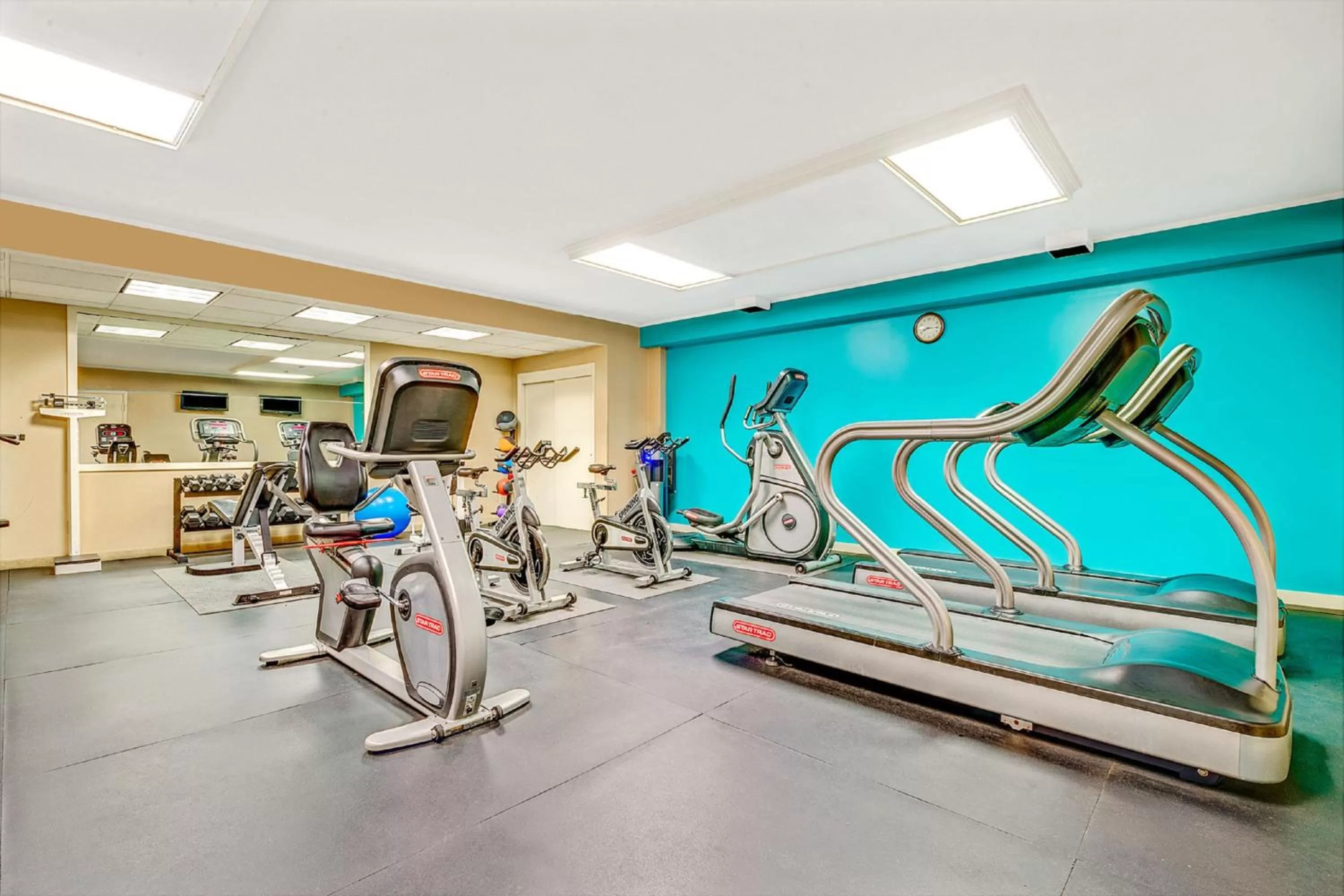 Fitness centre/facilities in Wyndham Garden York