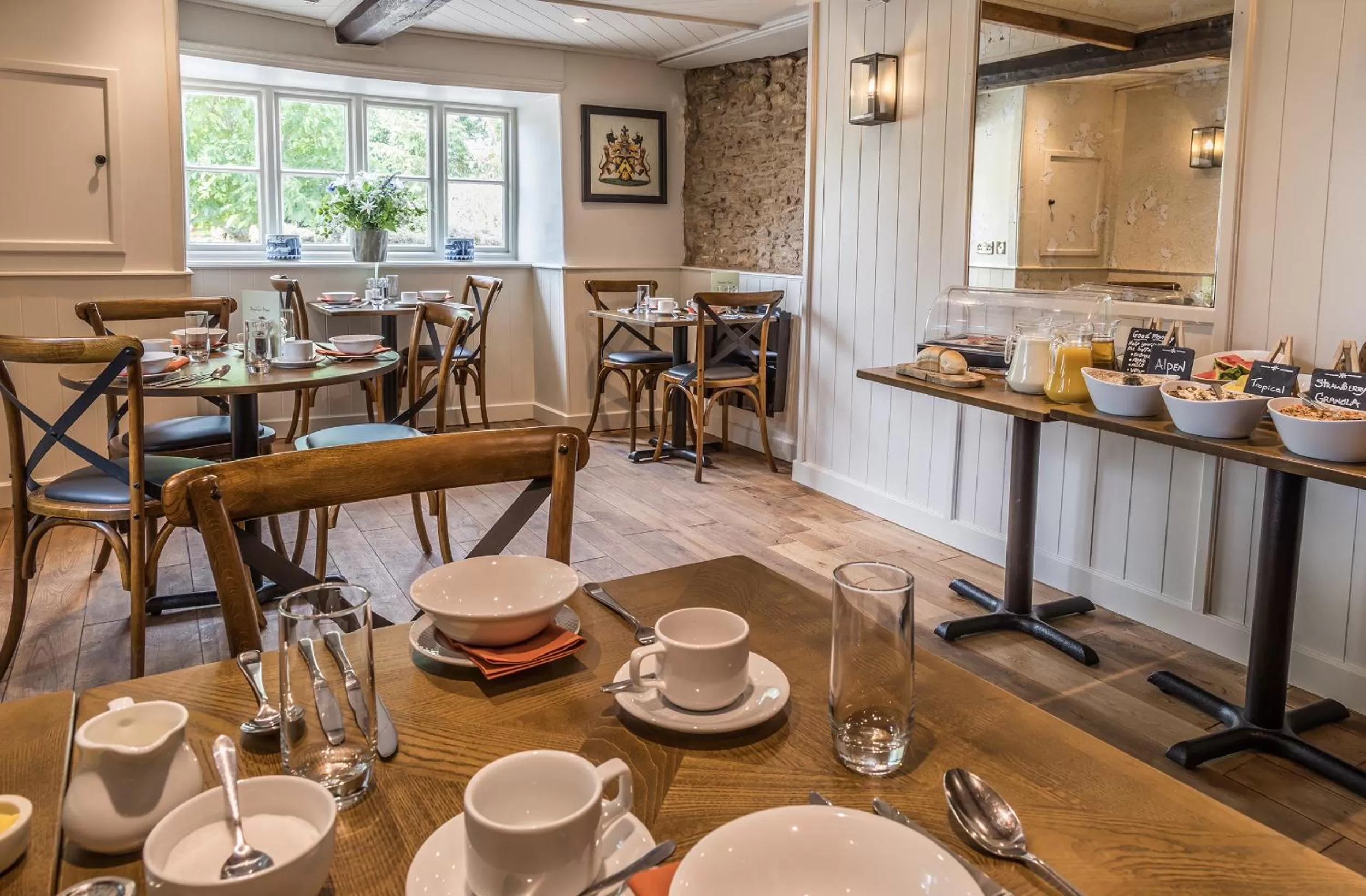 Dining area in The Crown Inn