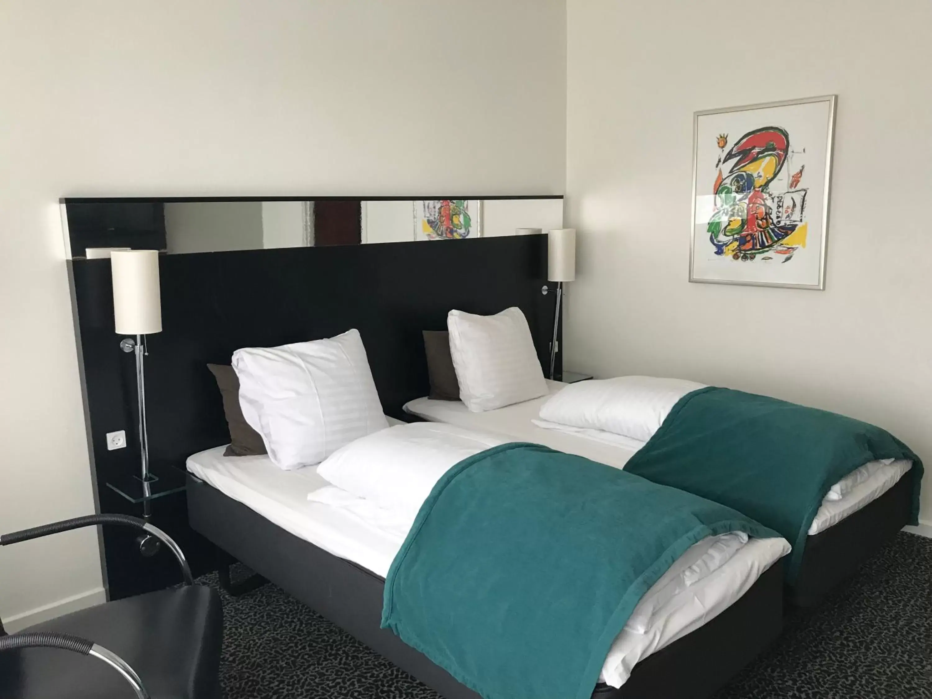 Bed in Glostrup Park Hotel