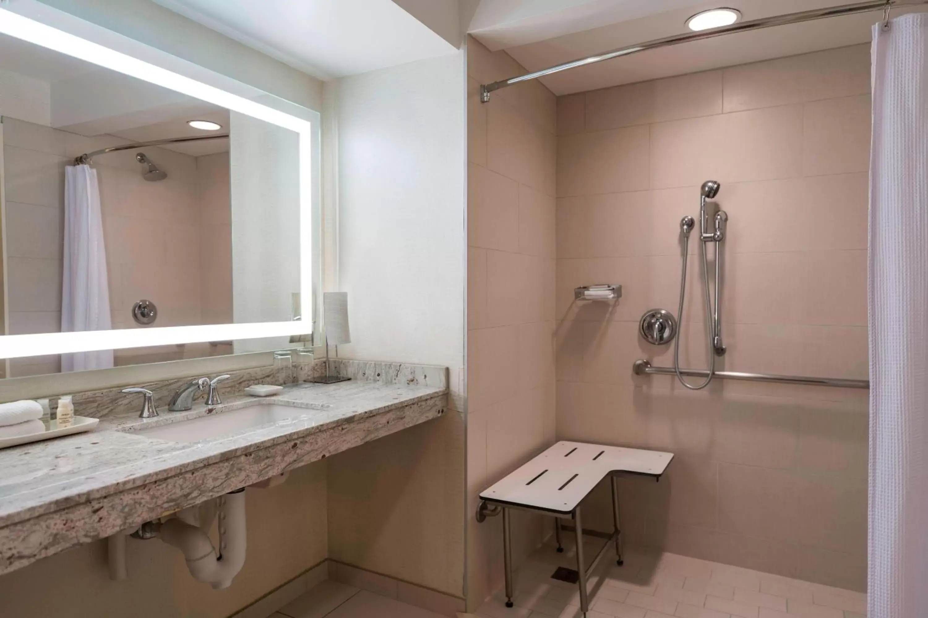 Bathroom in Renaissance Baton Rouge Hotel