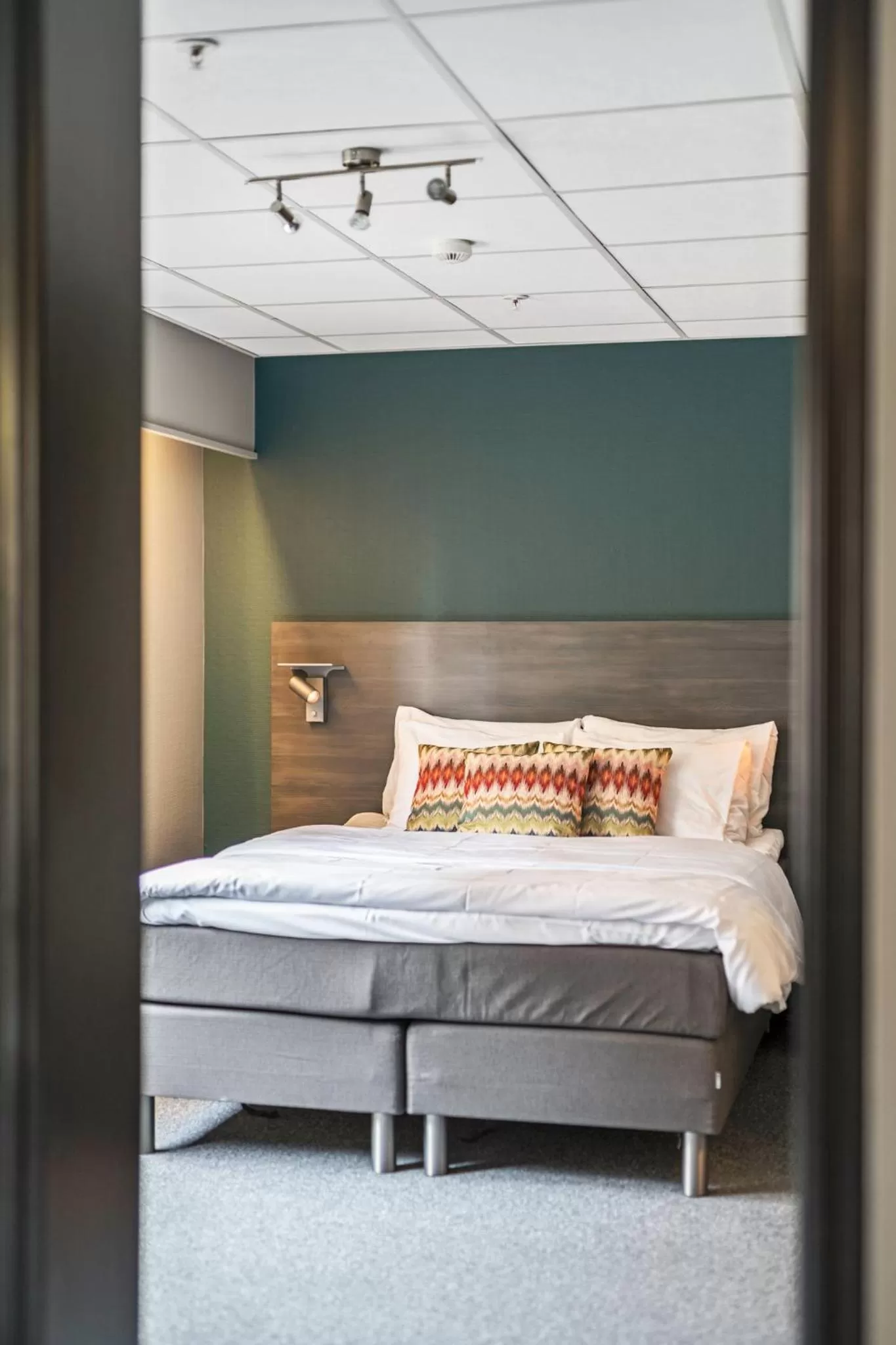 Bed in Hotel Haugesund