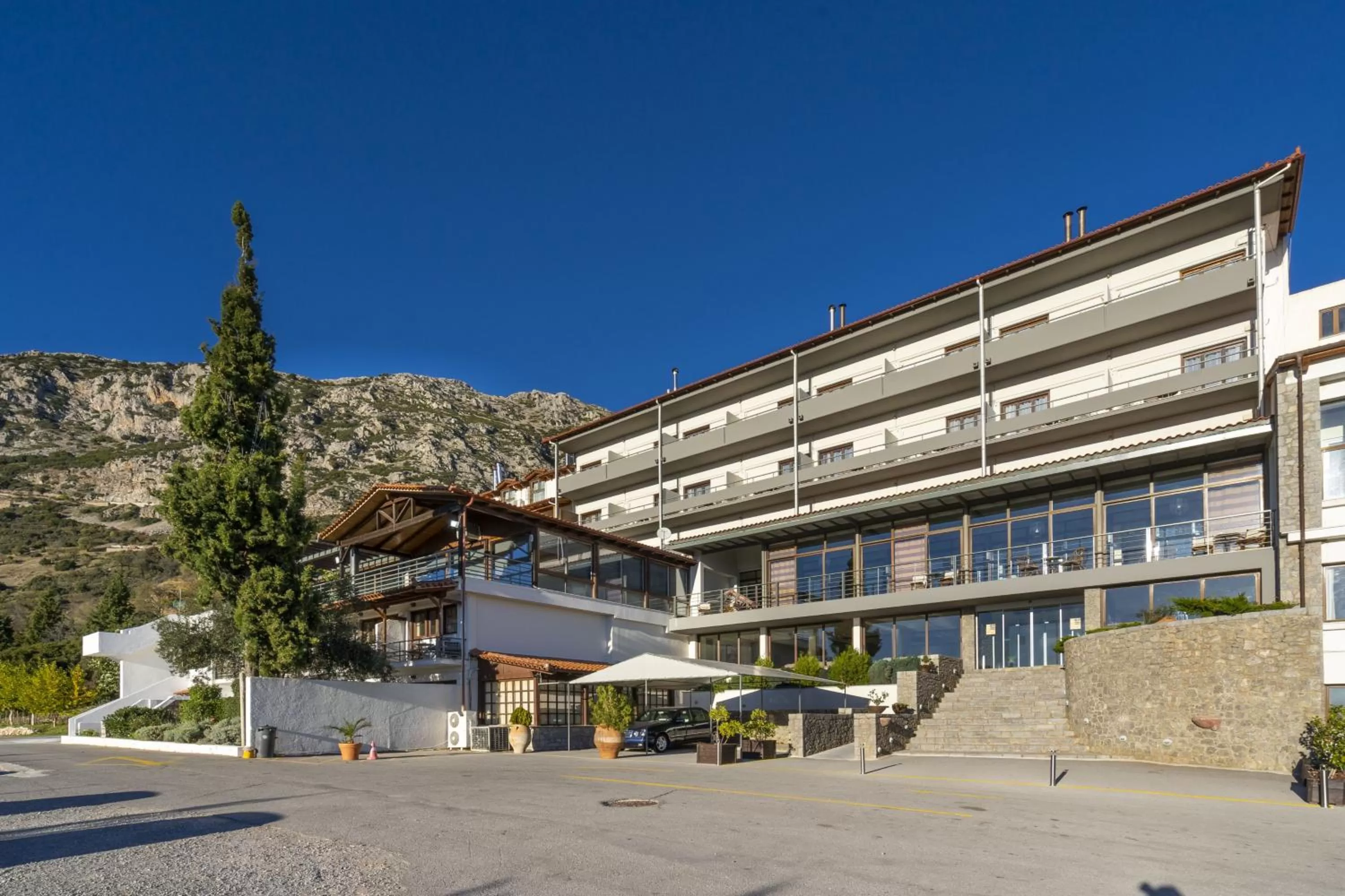 Facade/entrance in Anemolia Mountain Resort