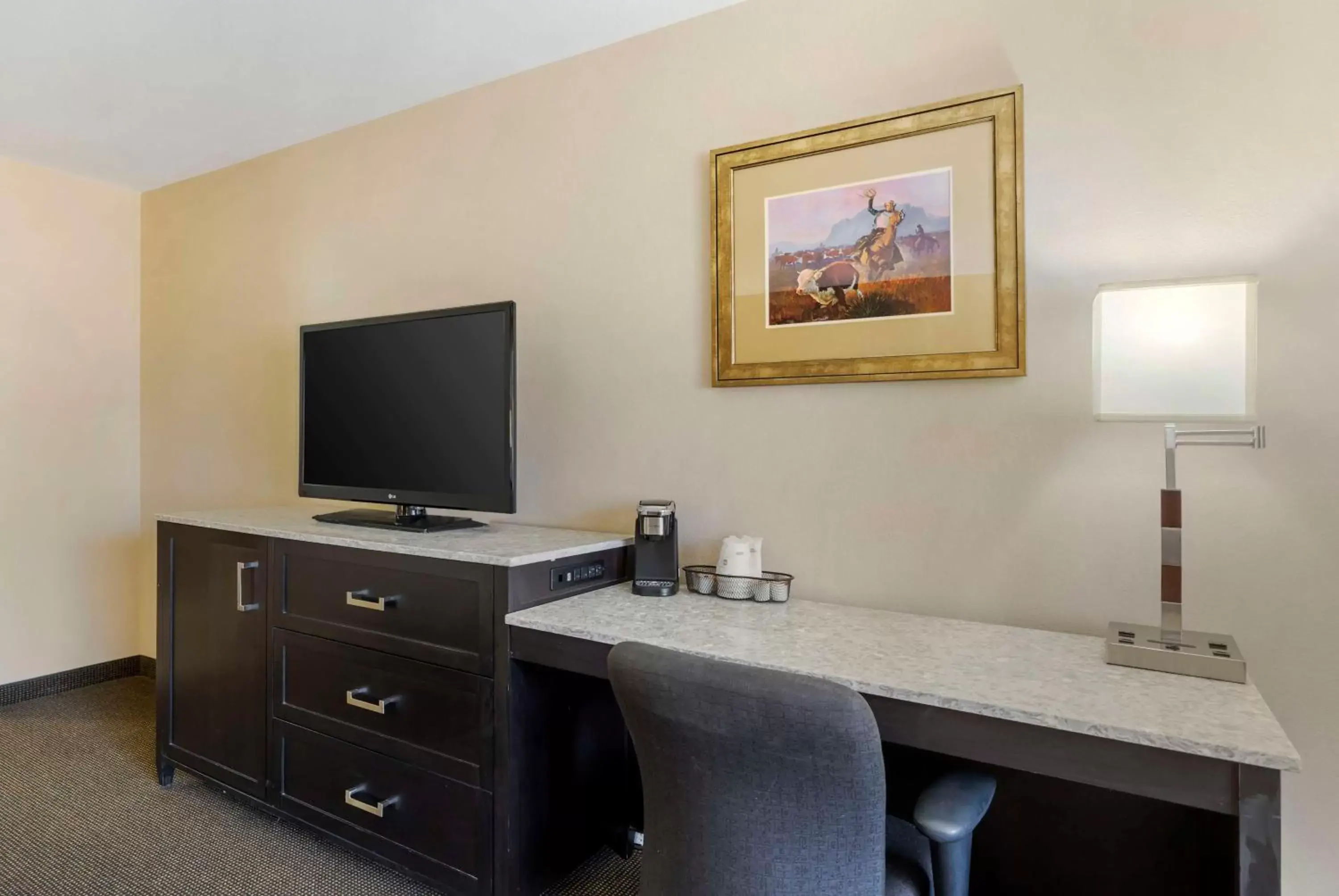 Bedroom, TV/Entertainment Center in Best Western Plus Country Inn & Suites
