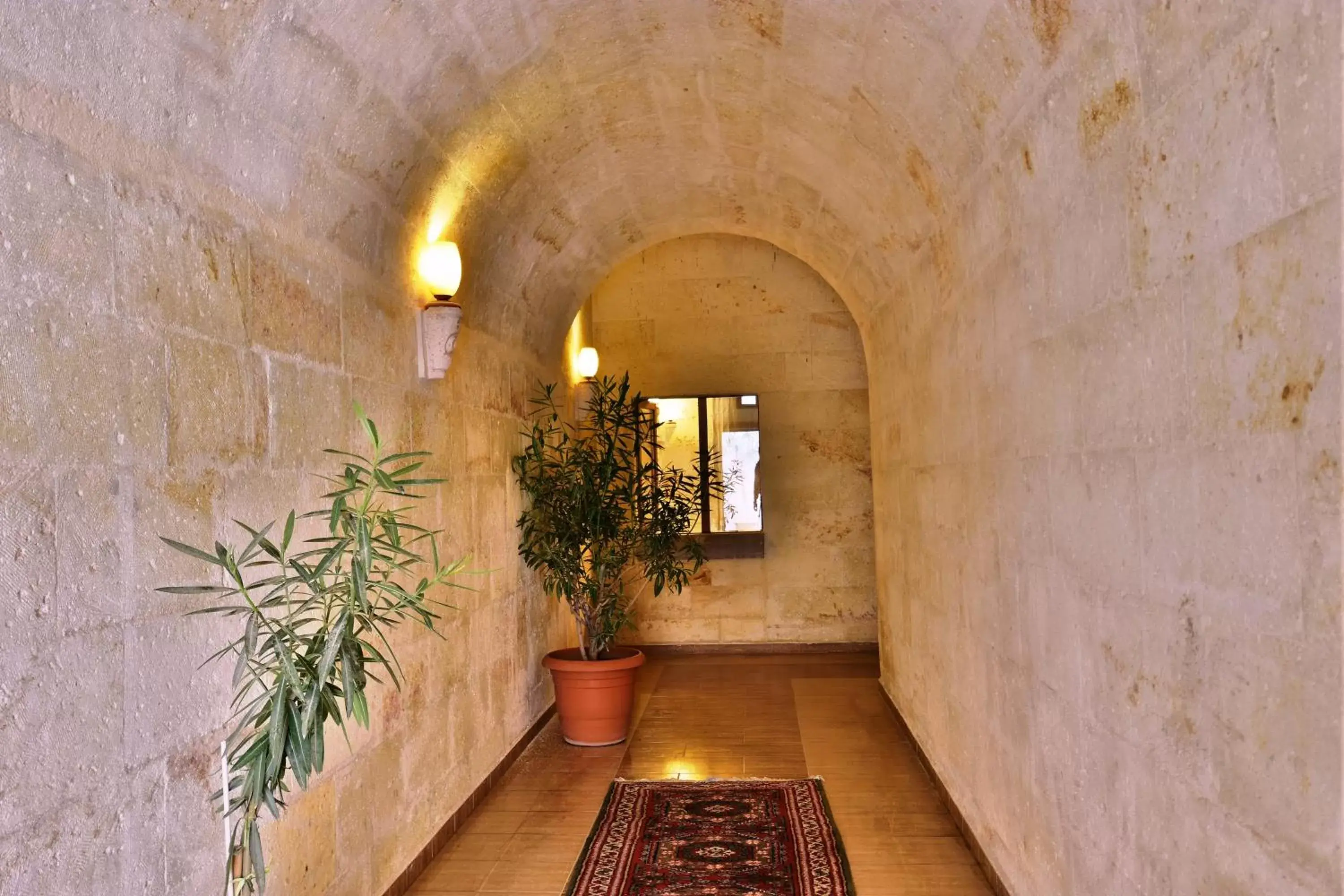 Facade/entrance in Stone House Cave Hotel