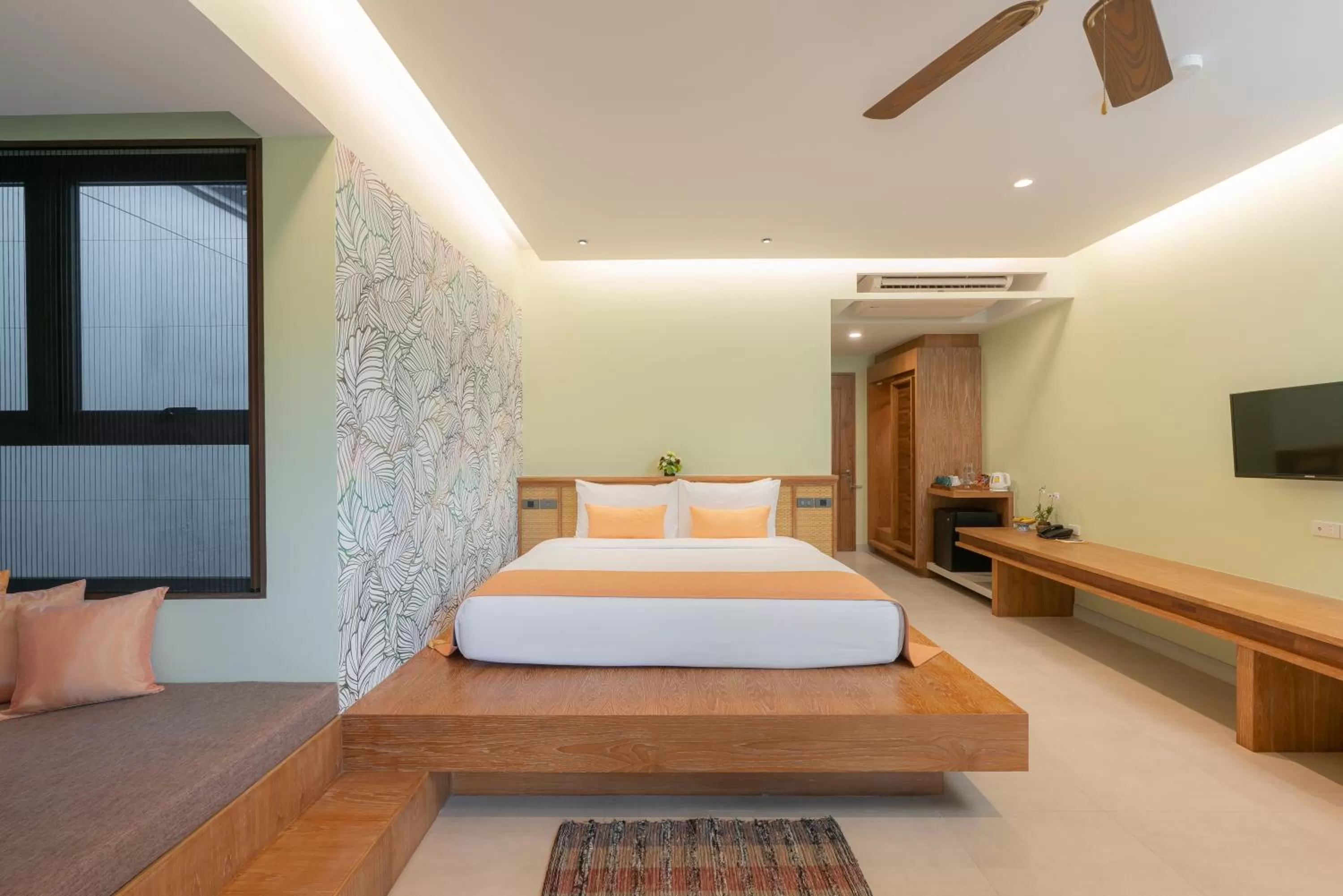 Bed in Khaolak Wanaburee Resort - SHA Extra Plus