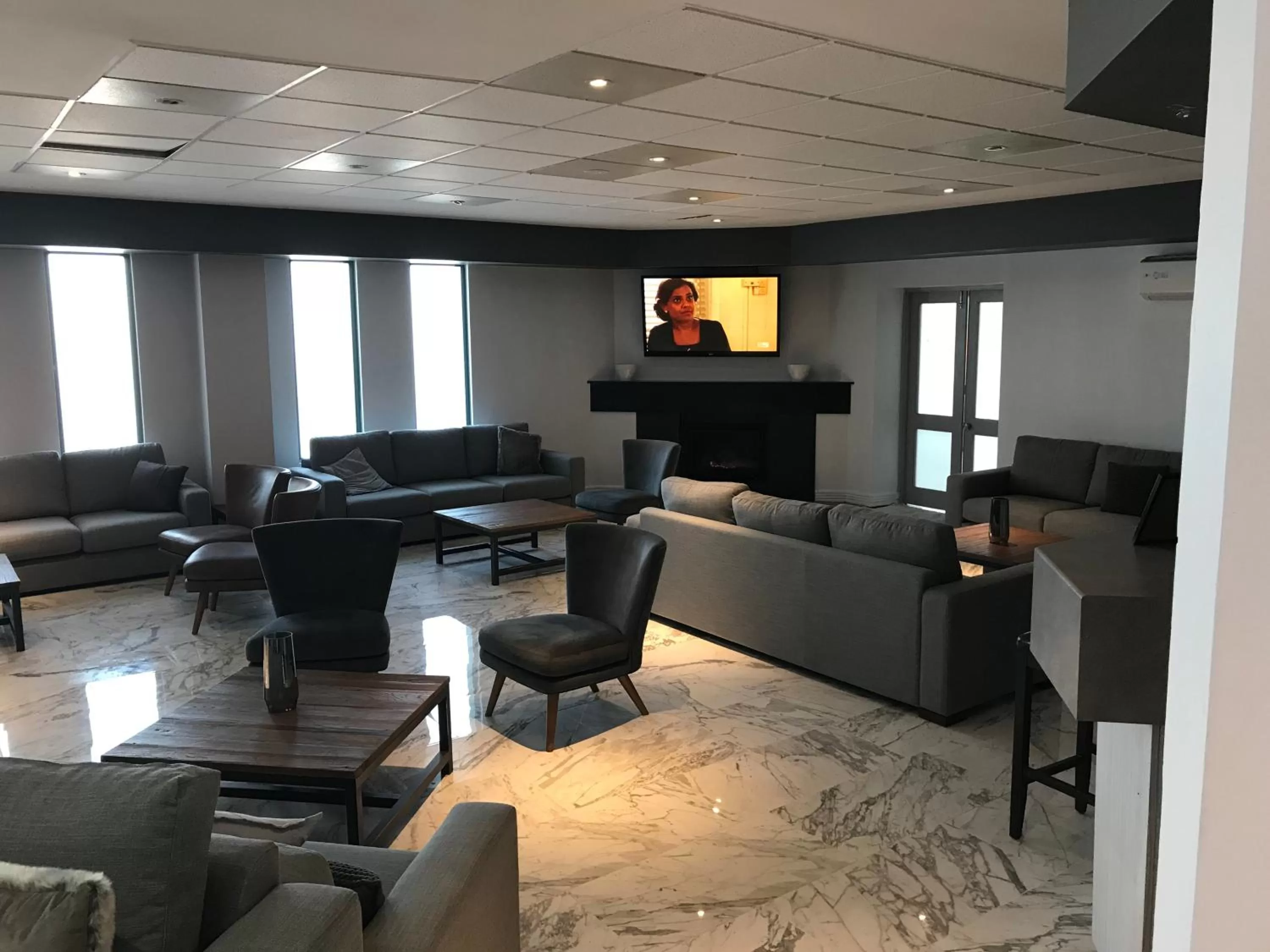 Lobby or reception in Hunts Hotel Liverpool