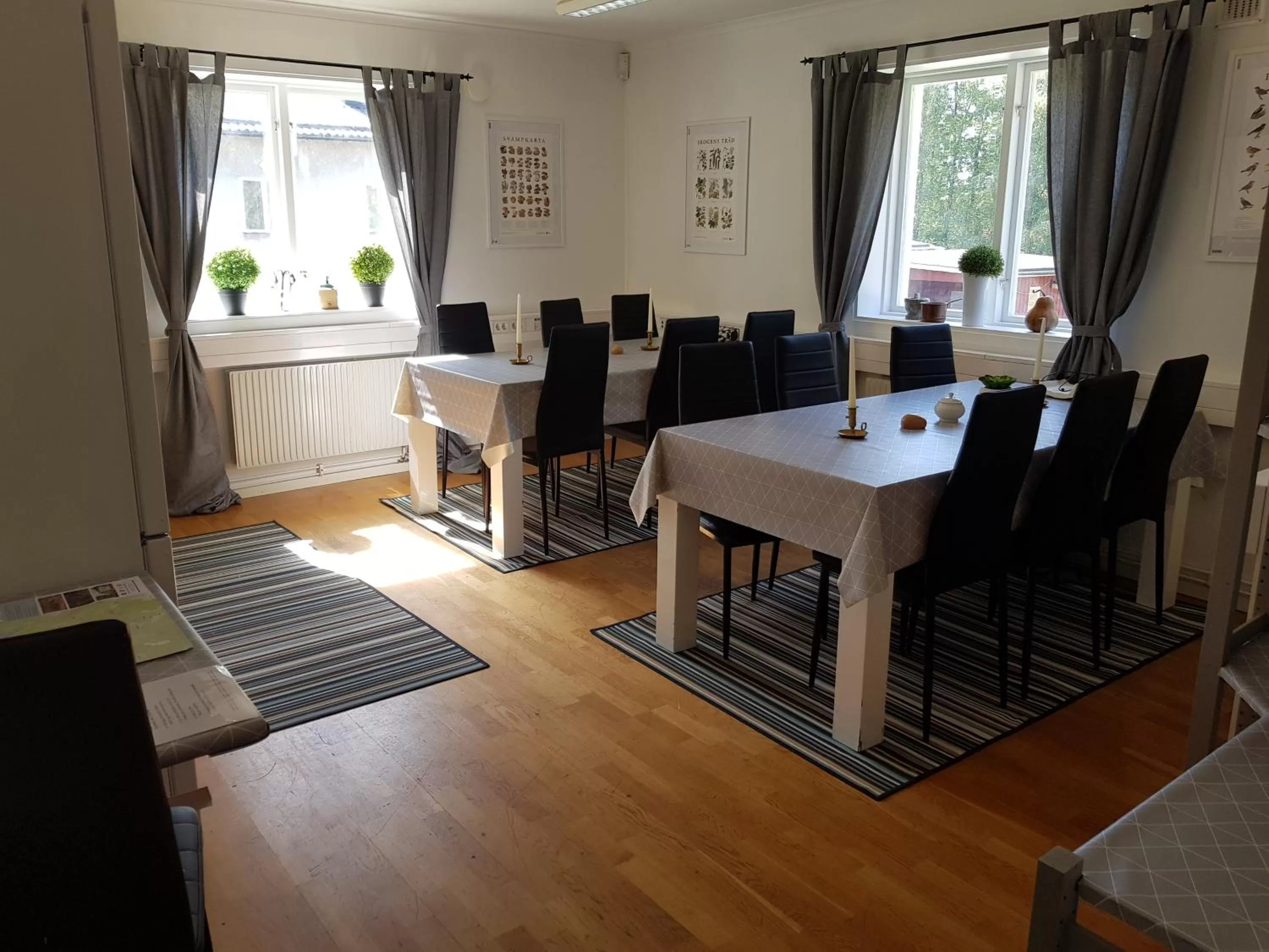 Communal kitchen in Brukshotellet Skinnsberg