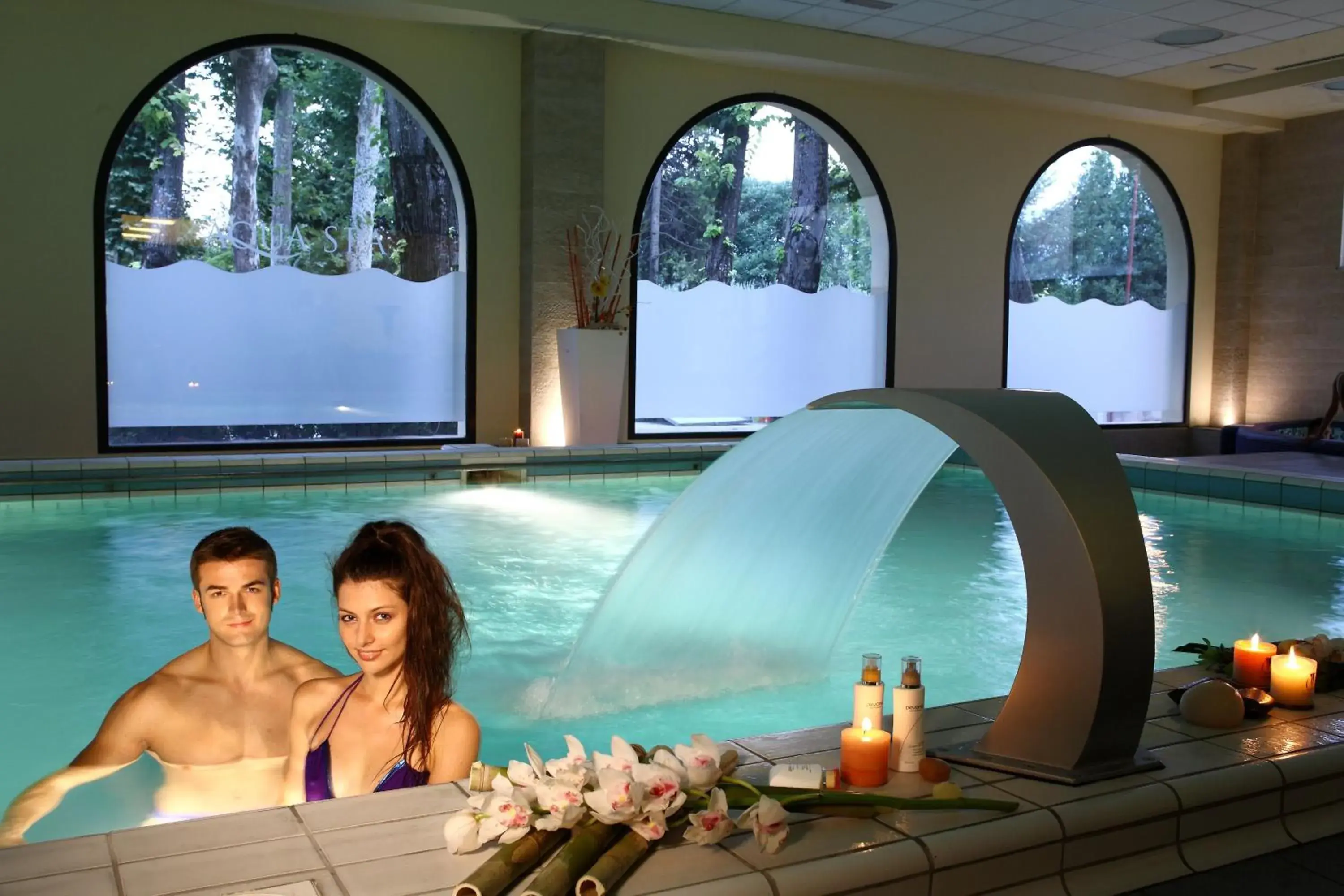 Spa and wellness centre/facilities, Swimming Pool in Hotel Fontana Olente