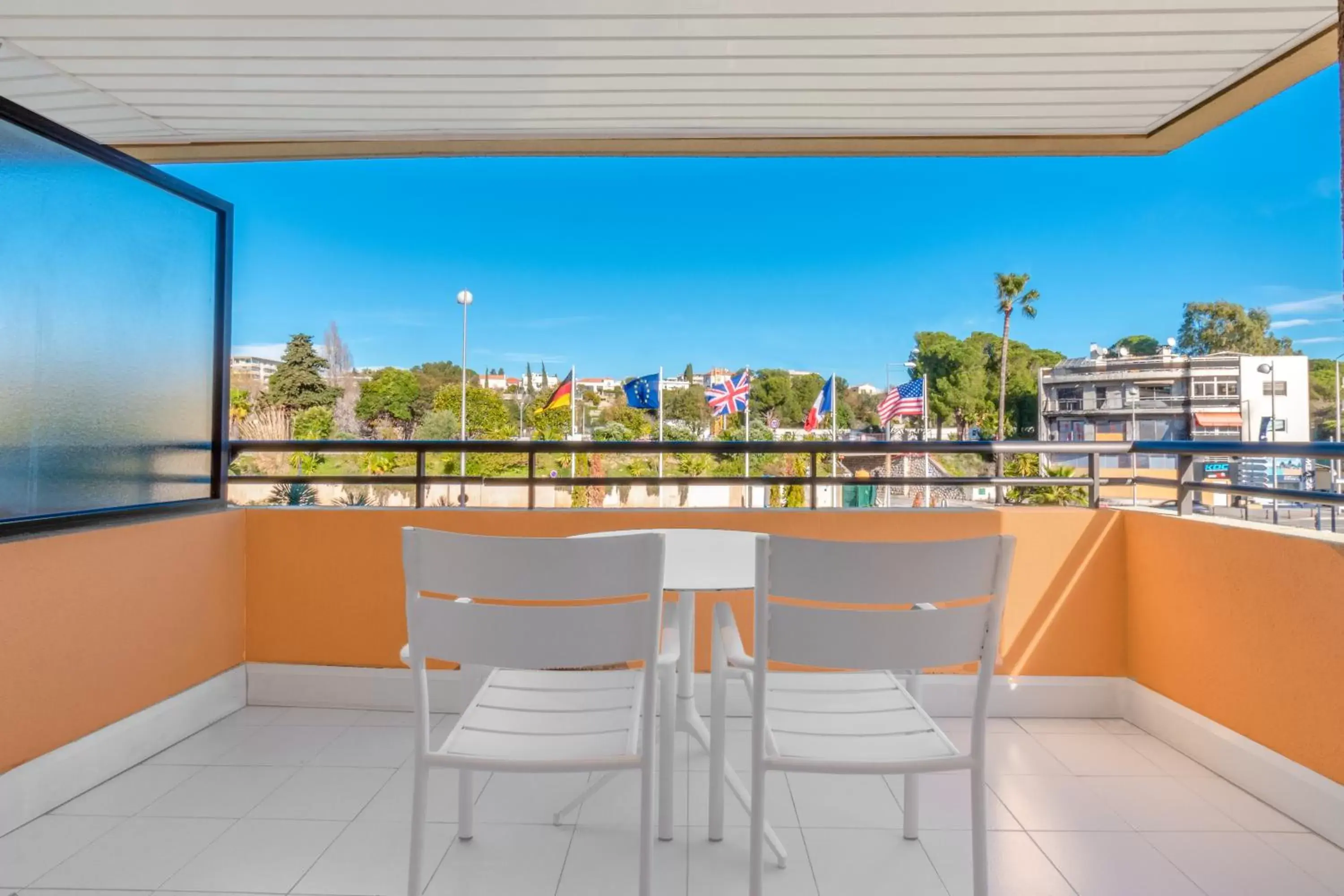 Balcony/Terrace in Holiday Inn Nice - Port St Laurent, an IHG Hotel