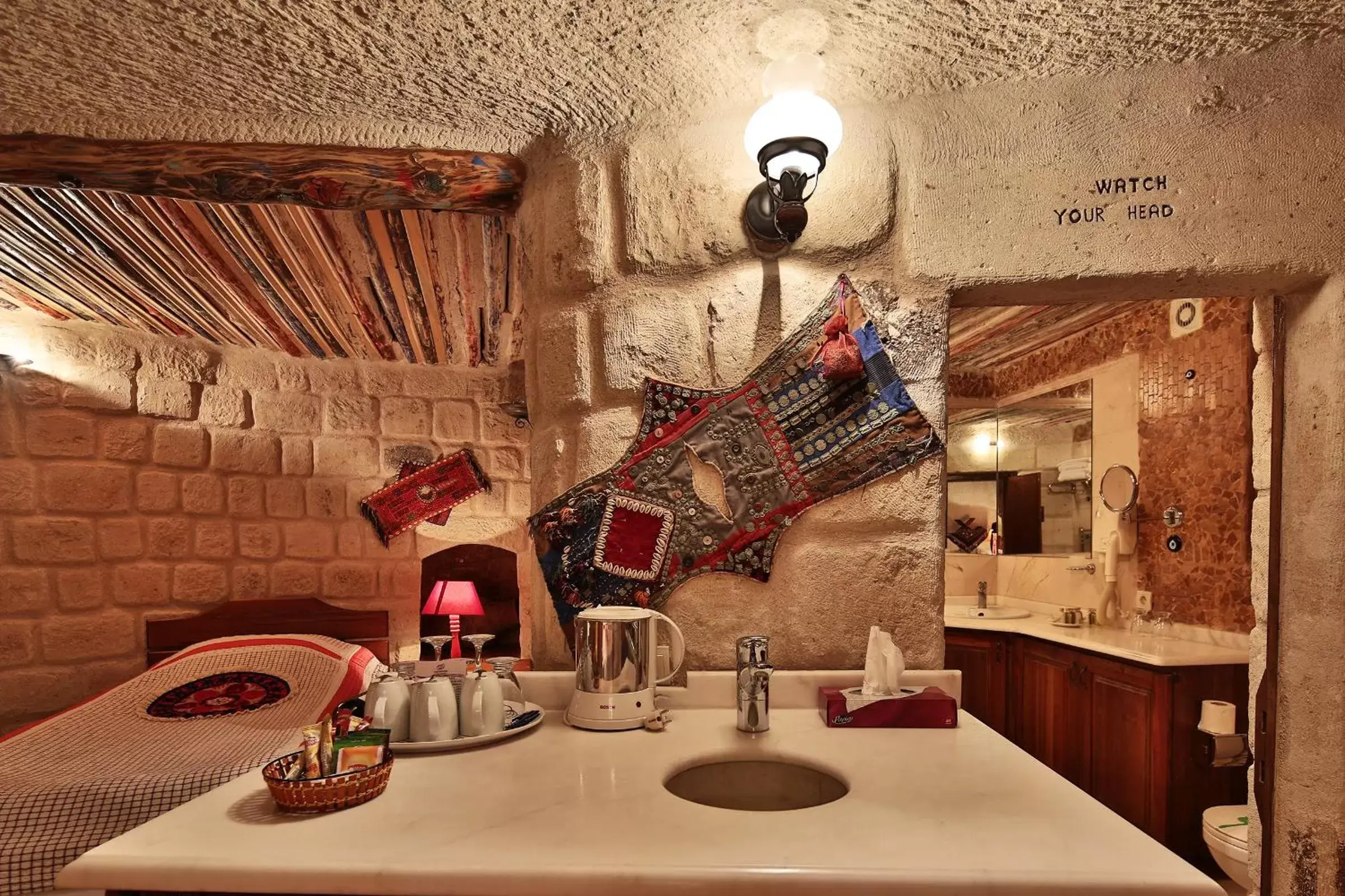 Bathroom in Cappadocia Cave Suites