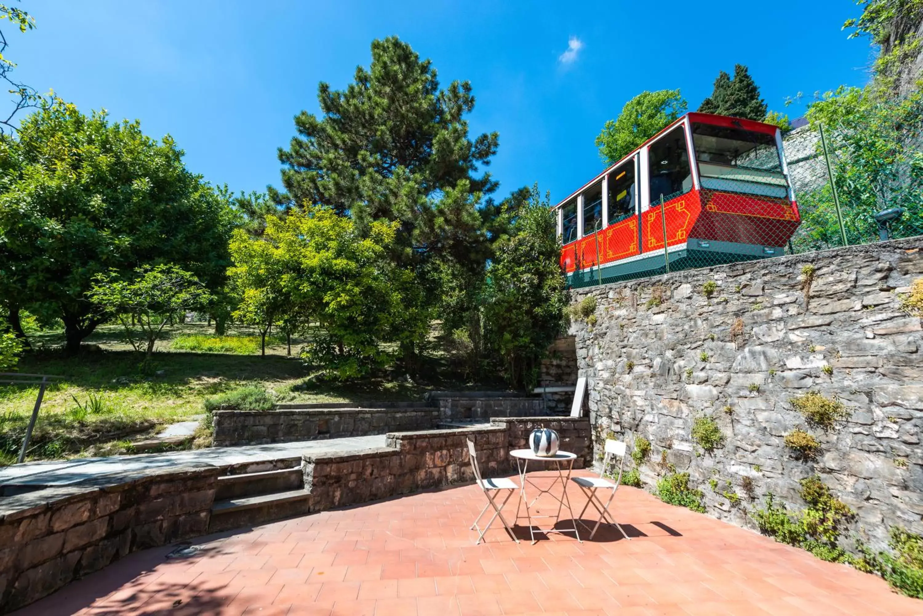 Balcony/Terrace, Property Building in Le Funi Hotel