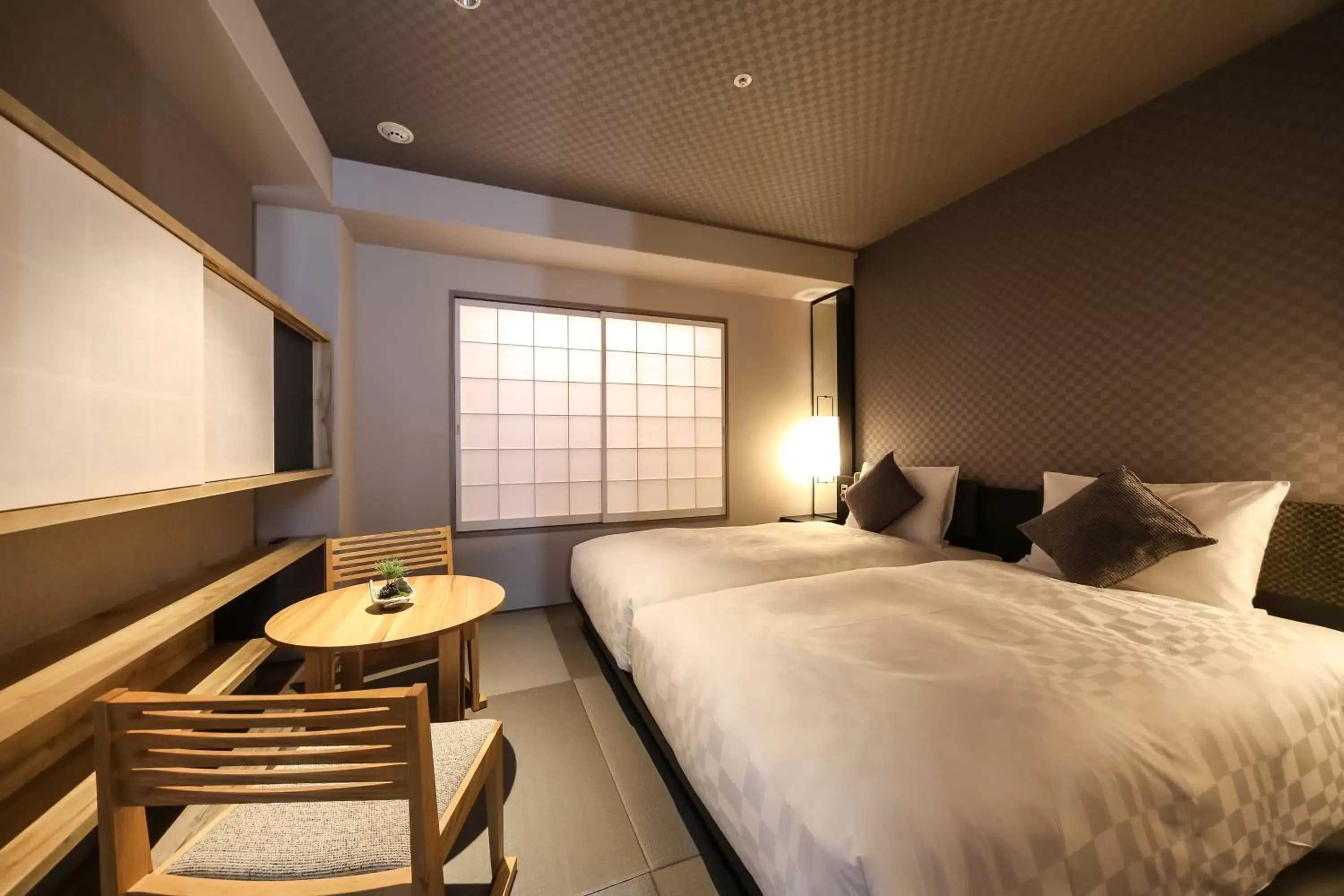 Photo of the whole room, Bed in Hotel Resol Trinity Kyoto