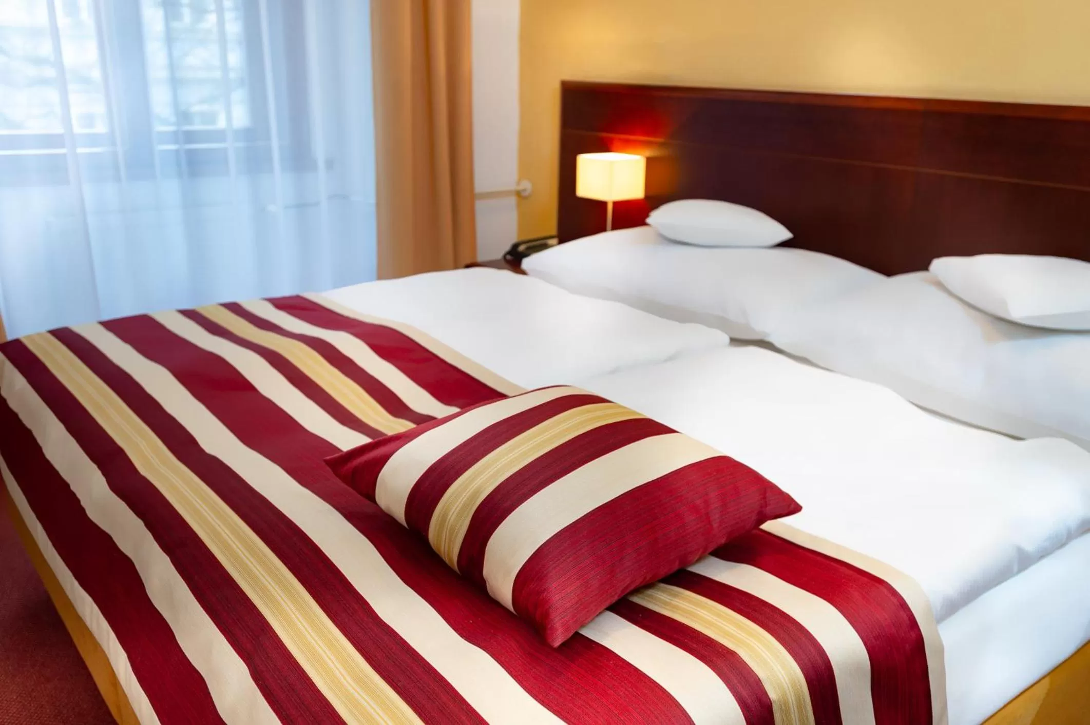 Decorative detail, Bed in Hotel Petr