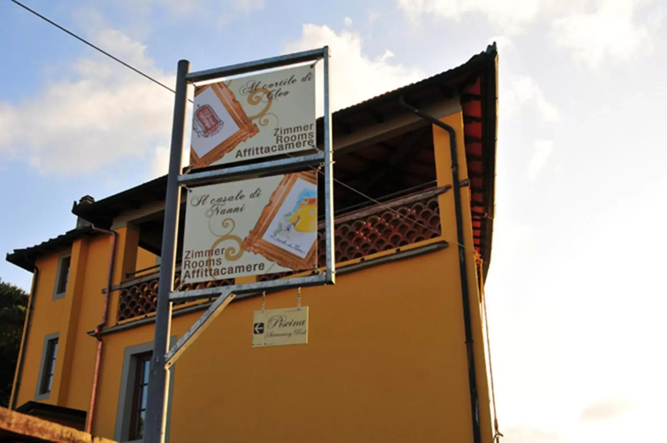 Facade/entrance, Property Logo/Sign in B&B Il Casale di Nanni