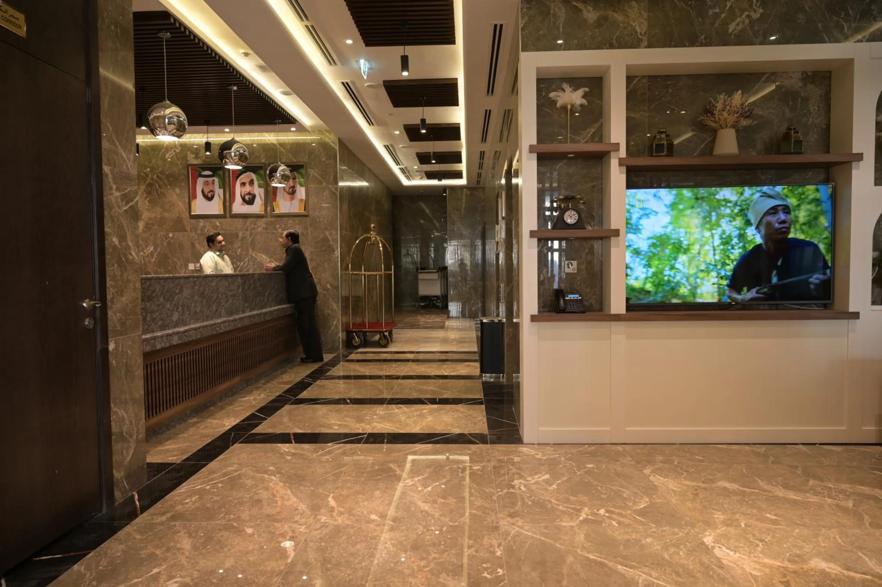 Lobby or reception in Garden City Hotel Dubai