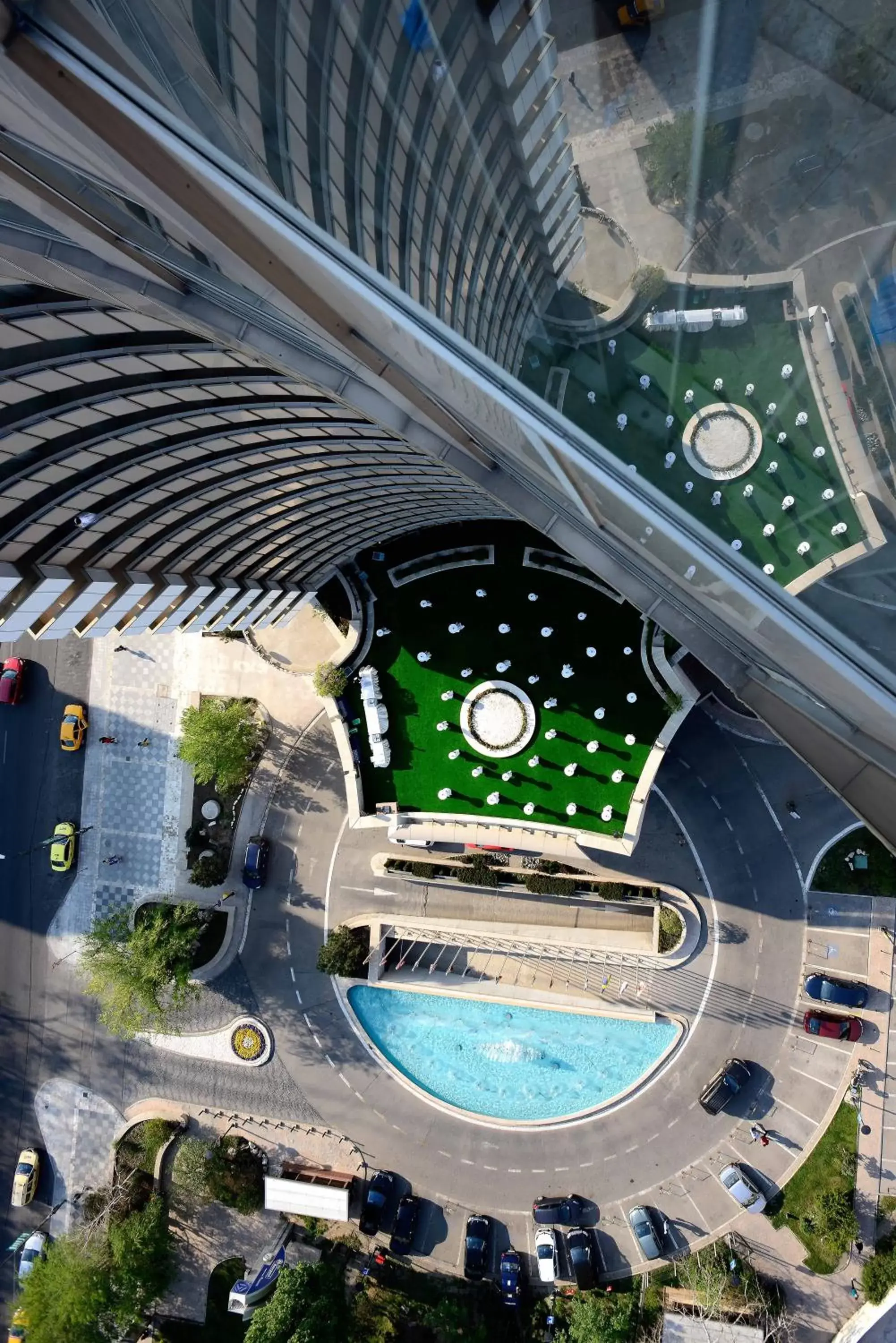 Facade/entrance, Bird's-eye View in Grand Hotel Bucharest