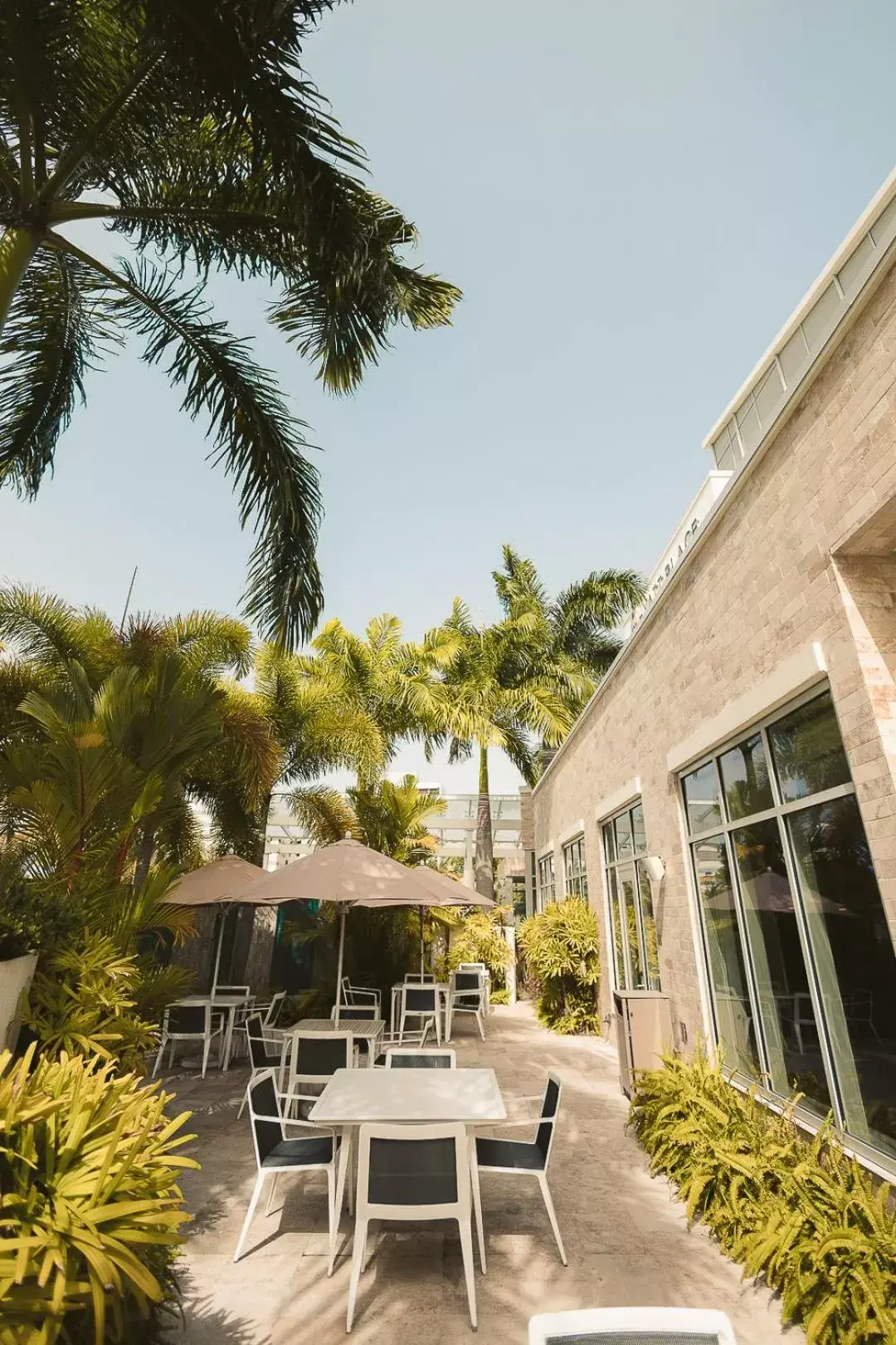 Patio in Hyatt Place San Juan