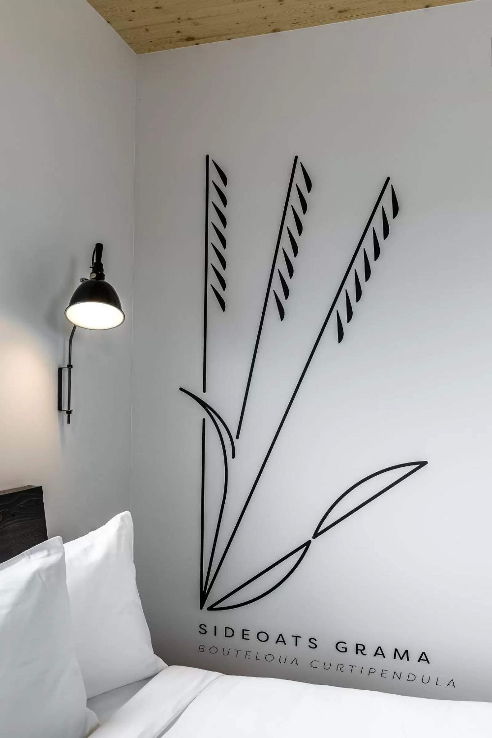 Decorative detail, Bed in The LARK