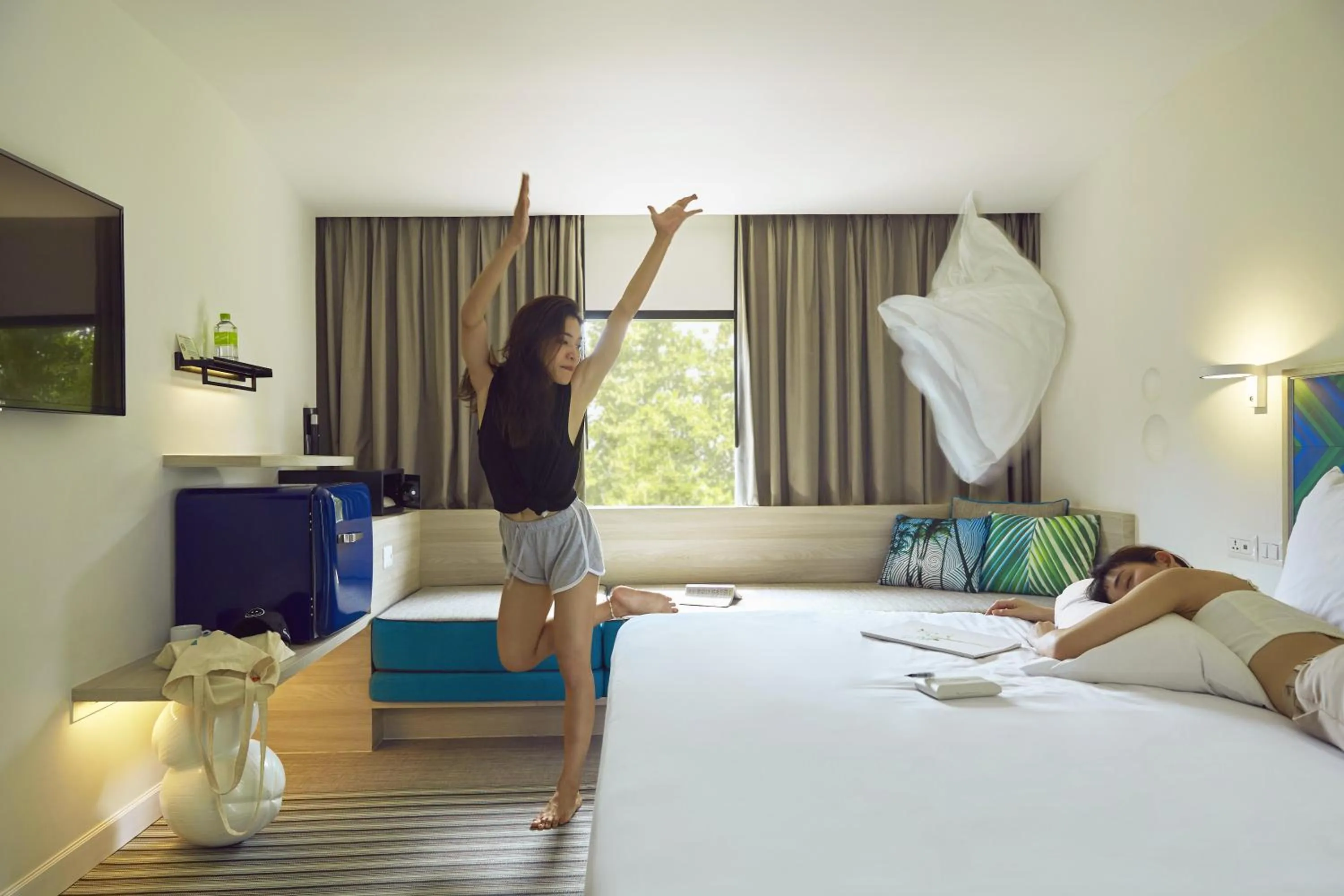 Photo of the whole room, Bed in COSI Samui Chaweng Beach - SHA Plus