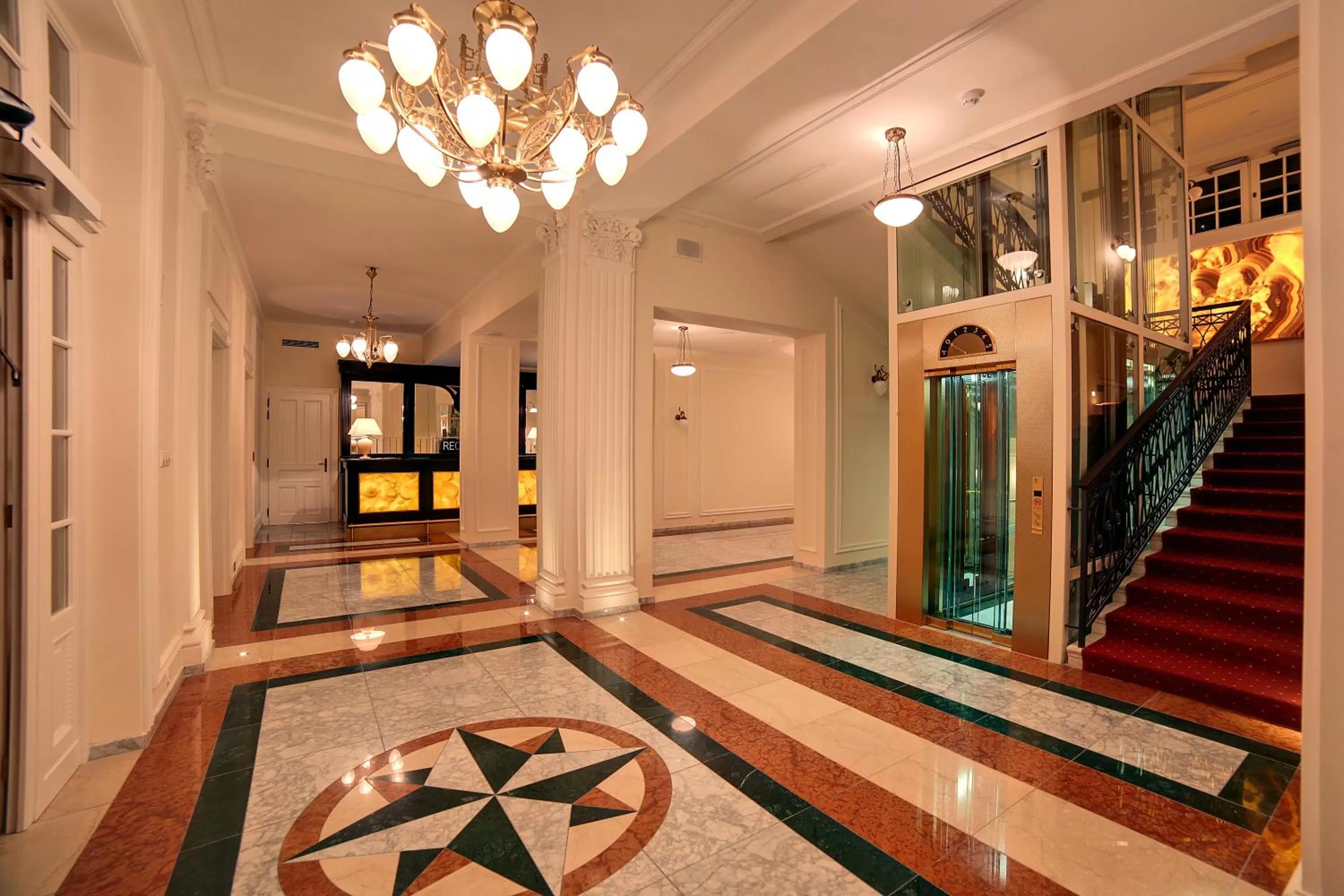 Lobby or reception in Luxury Spa Hotel Olympic Palace