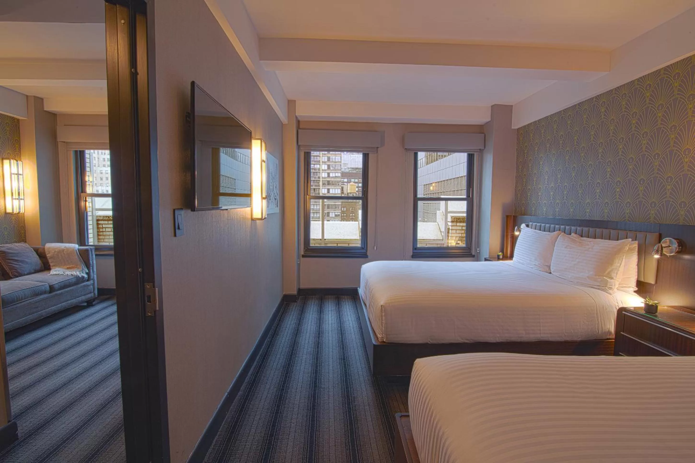 Bed in Hotel Edison Times Square