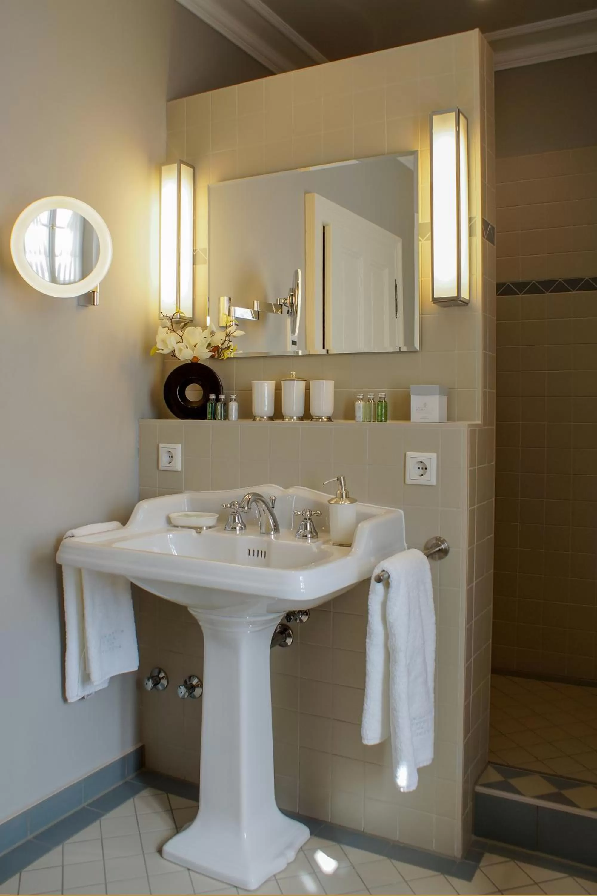 Shower in Romantik Hotel Zur Glocke