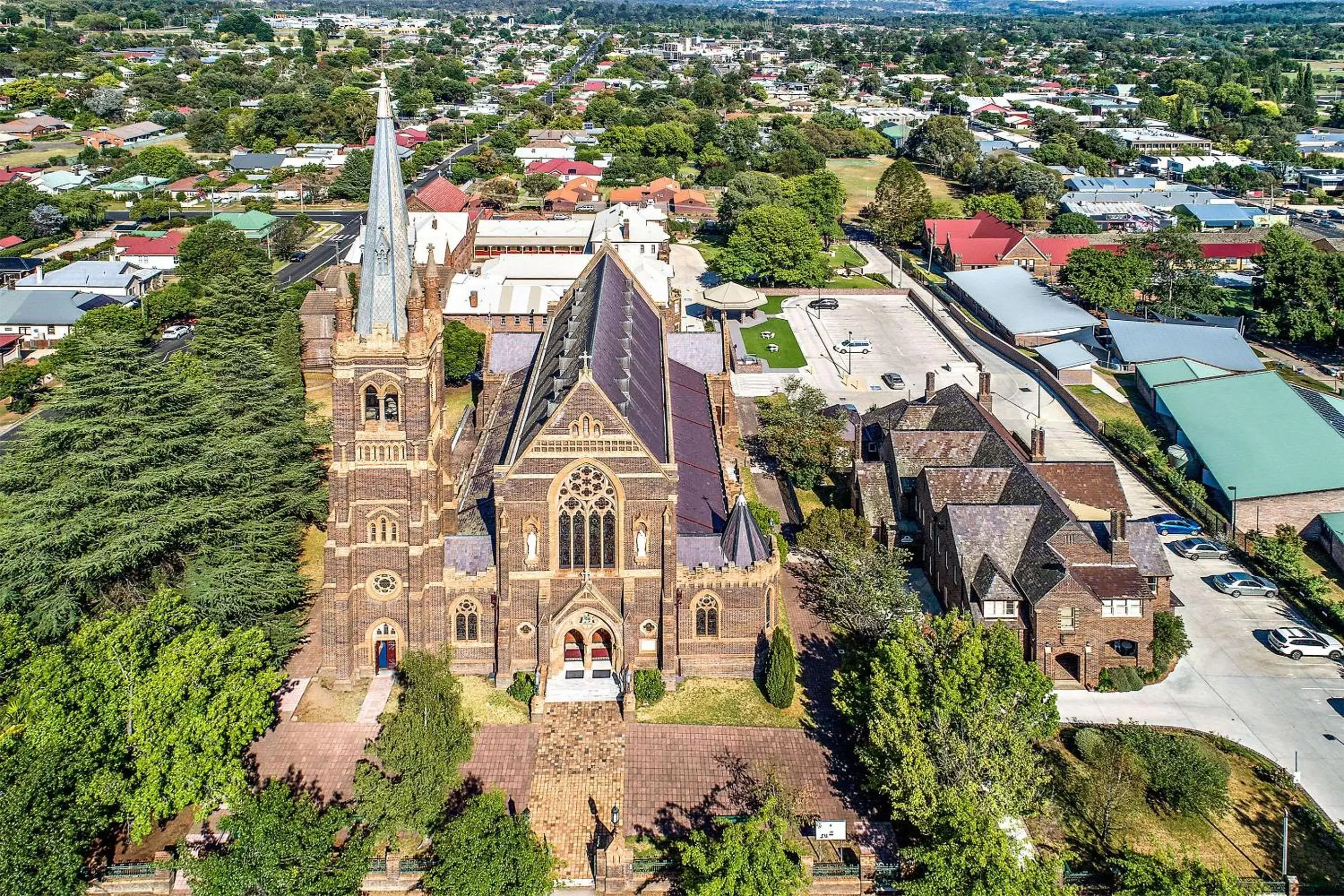 Property building, Bird's-eye View in City Centre Motel Armidale