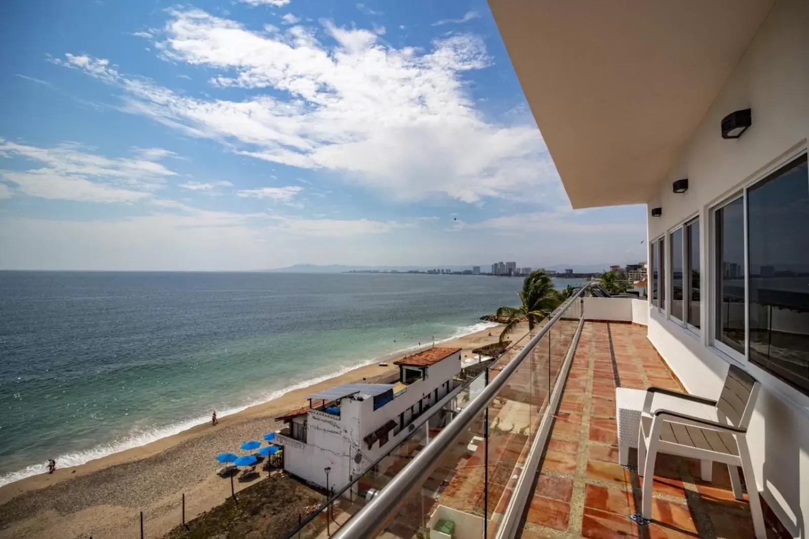 Balcony/Terrace in The Paramar Beachfront Boutique Hotel With Breakfast Included - Downtown Malecon