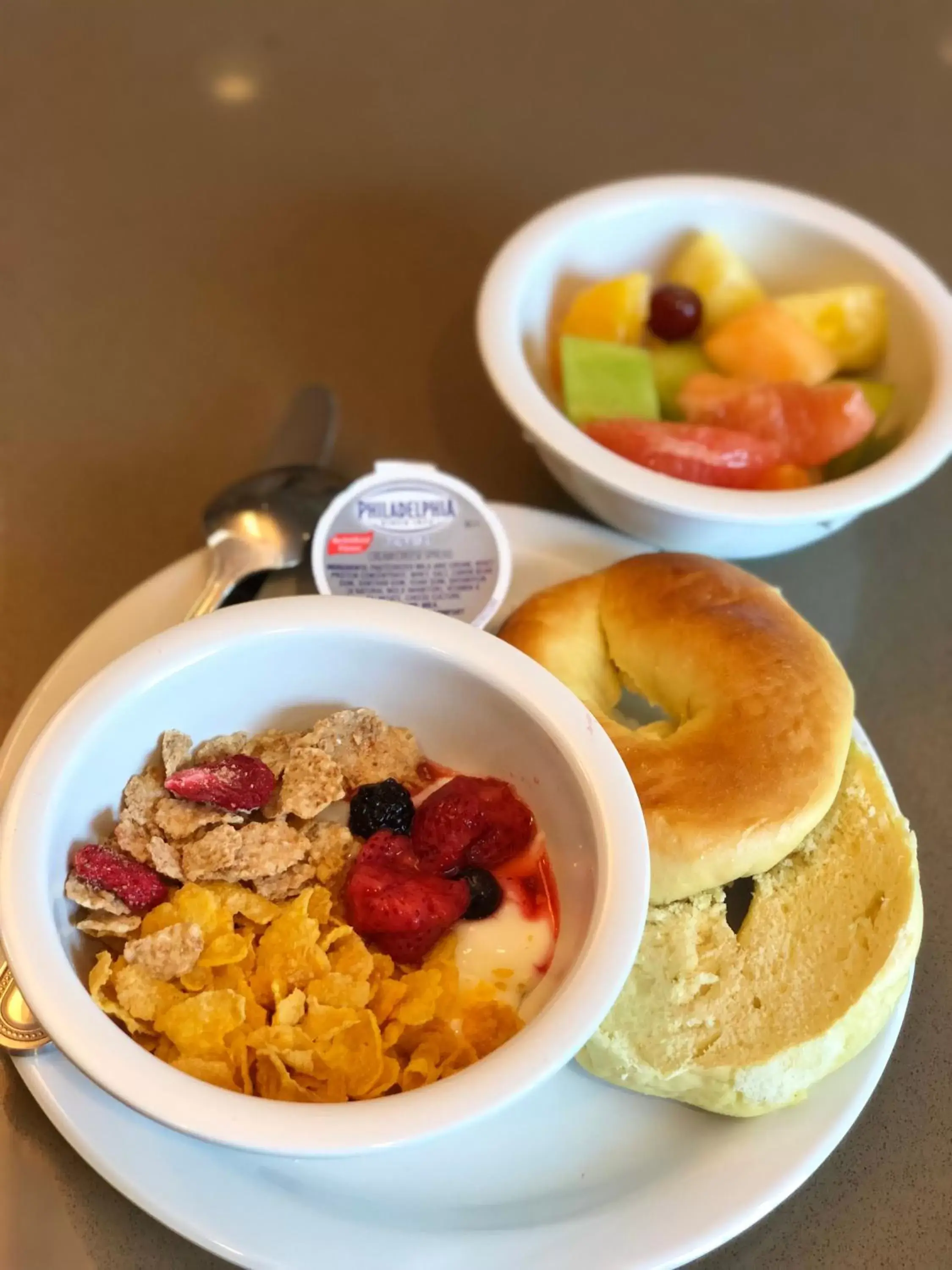American breakfast, Food in Country Inn & Suites by Radisson, San Jose International Airport, CA