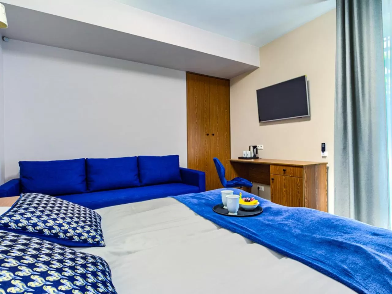 Bed in GRONO Apartamenty