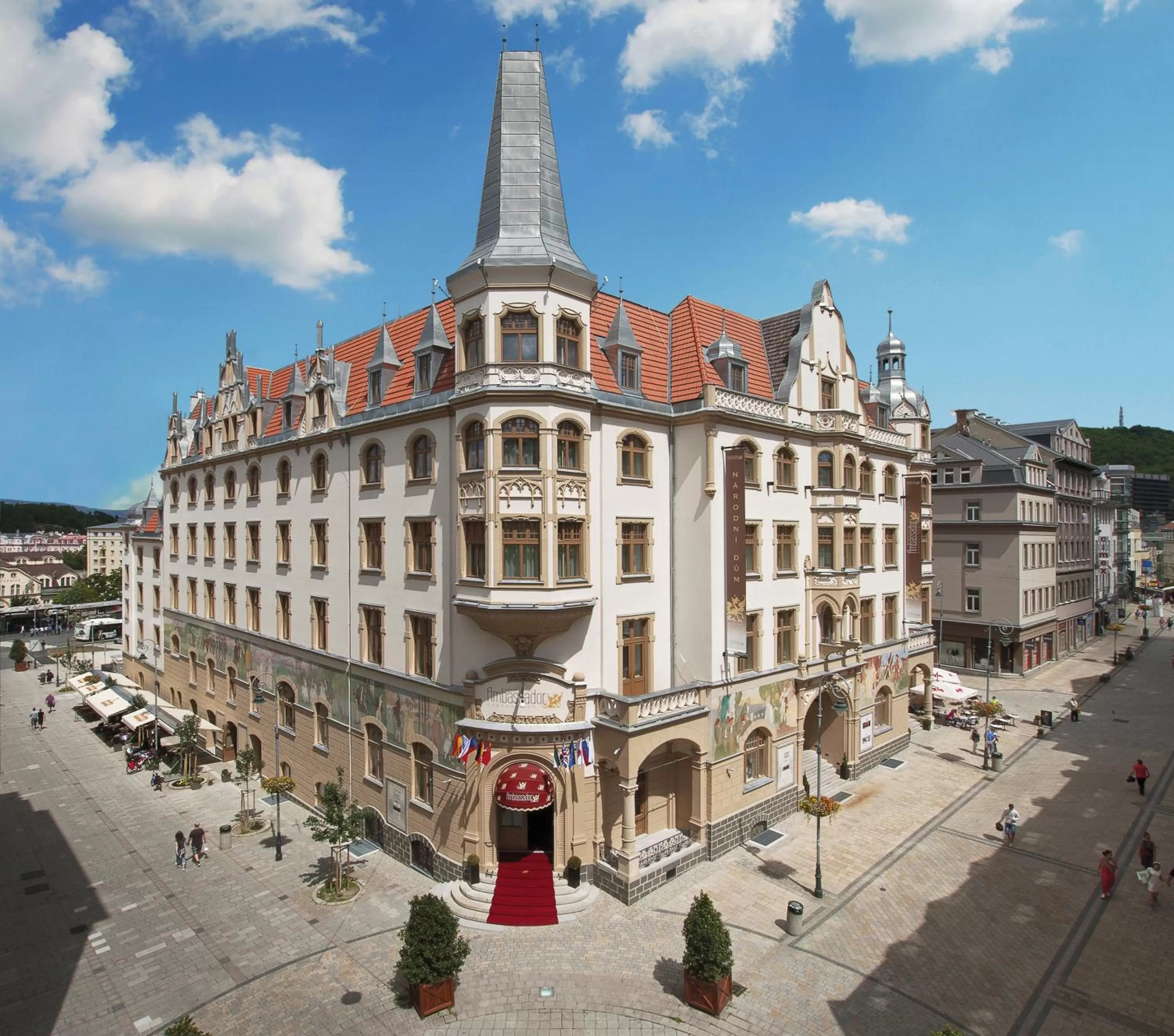 Facade/entrance in Grandhotel Ambassador Národní Dům