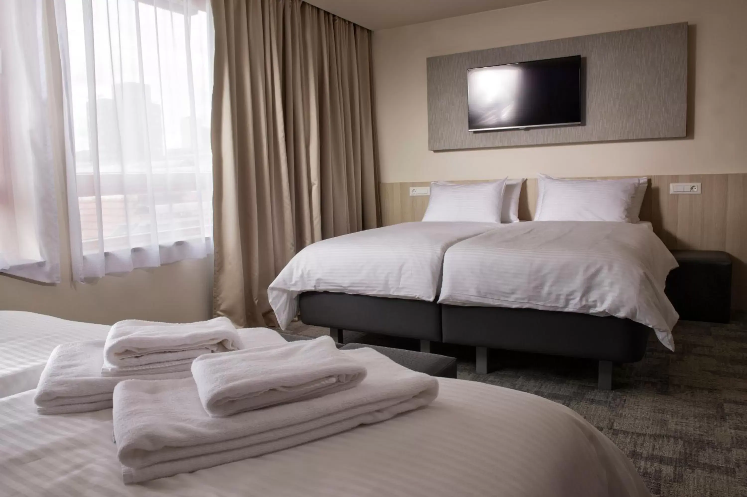 Bed in City Hotel Ljubljana Bed in City Hotel Ljubljana