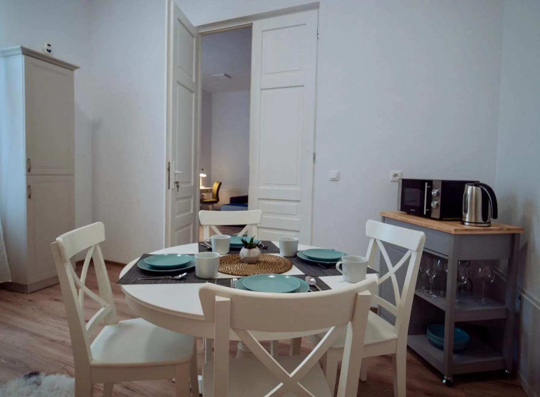 kitchen in Zakarias Apartments