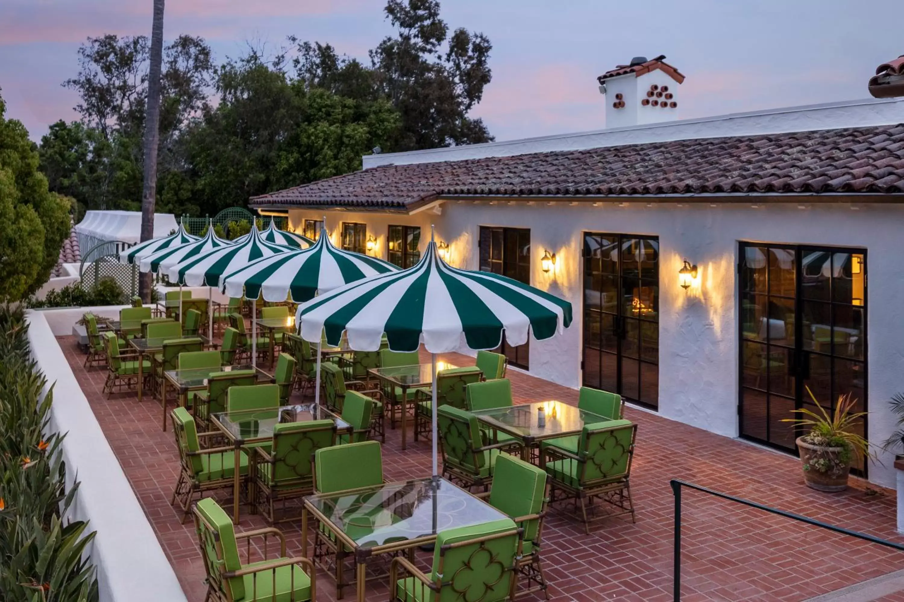 Dining area in The Inn at Rancho Santa Fe