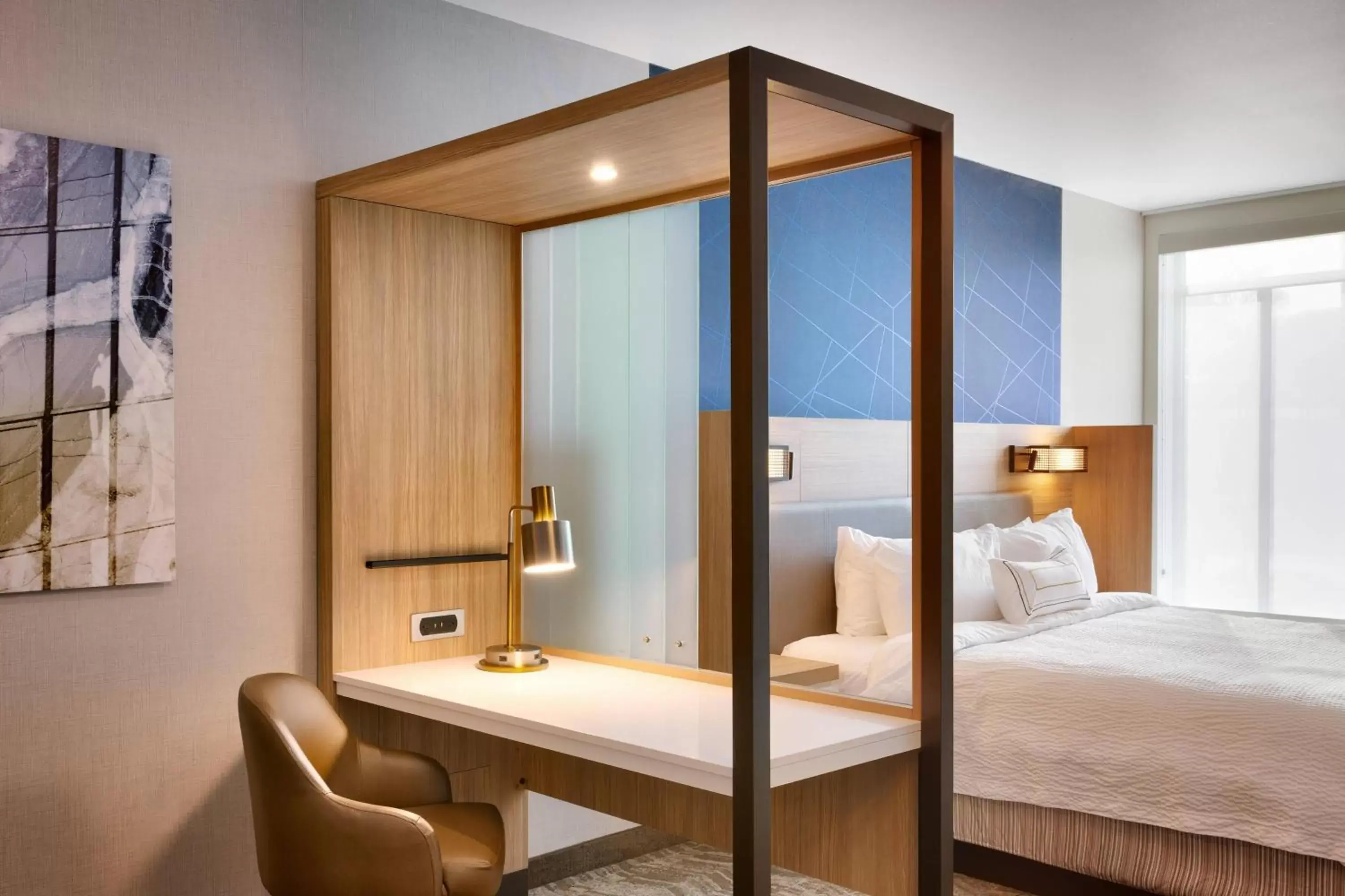 Bedroom, Bathroom in SpringHill Suites by Marriott Coralville