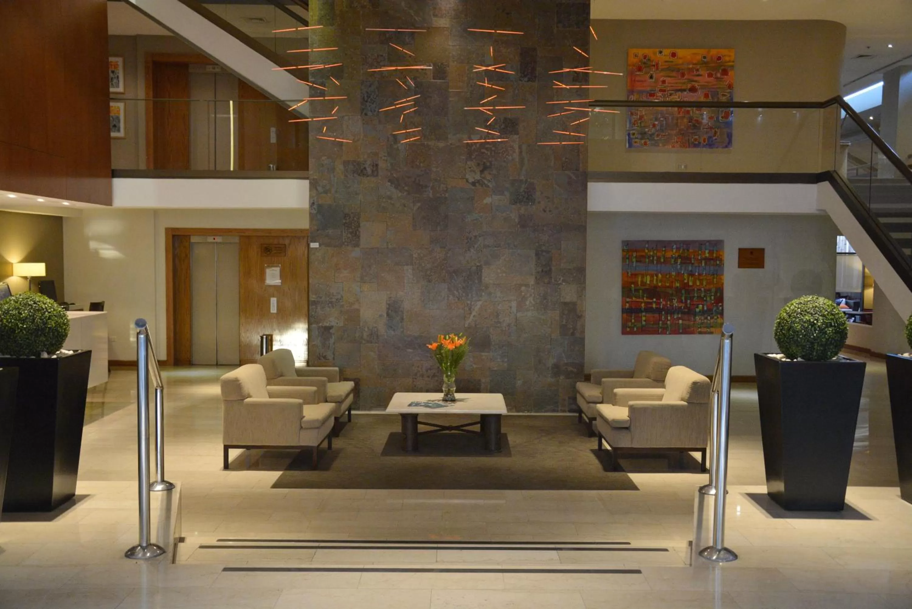 Lobby or reception in Hotel Director Vitacura