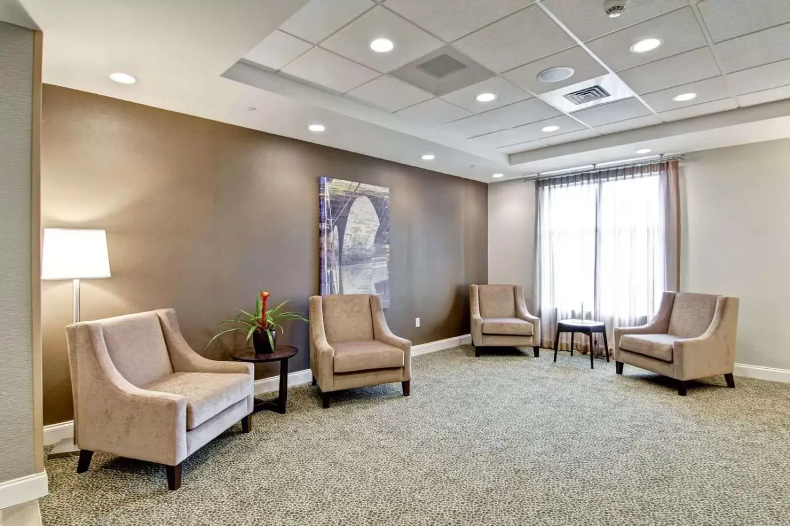 Property building, Seating Area in Homewood Suites By Hilton Clifton Park