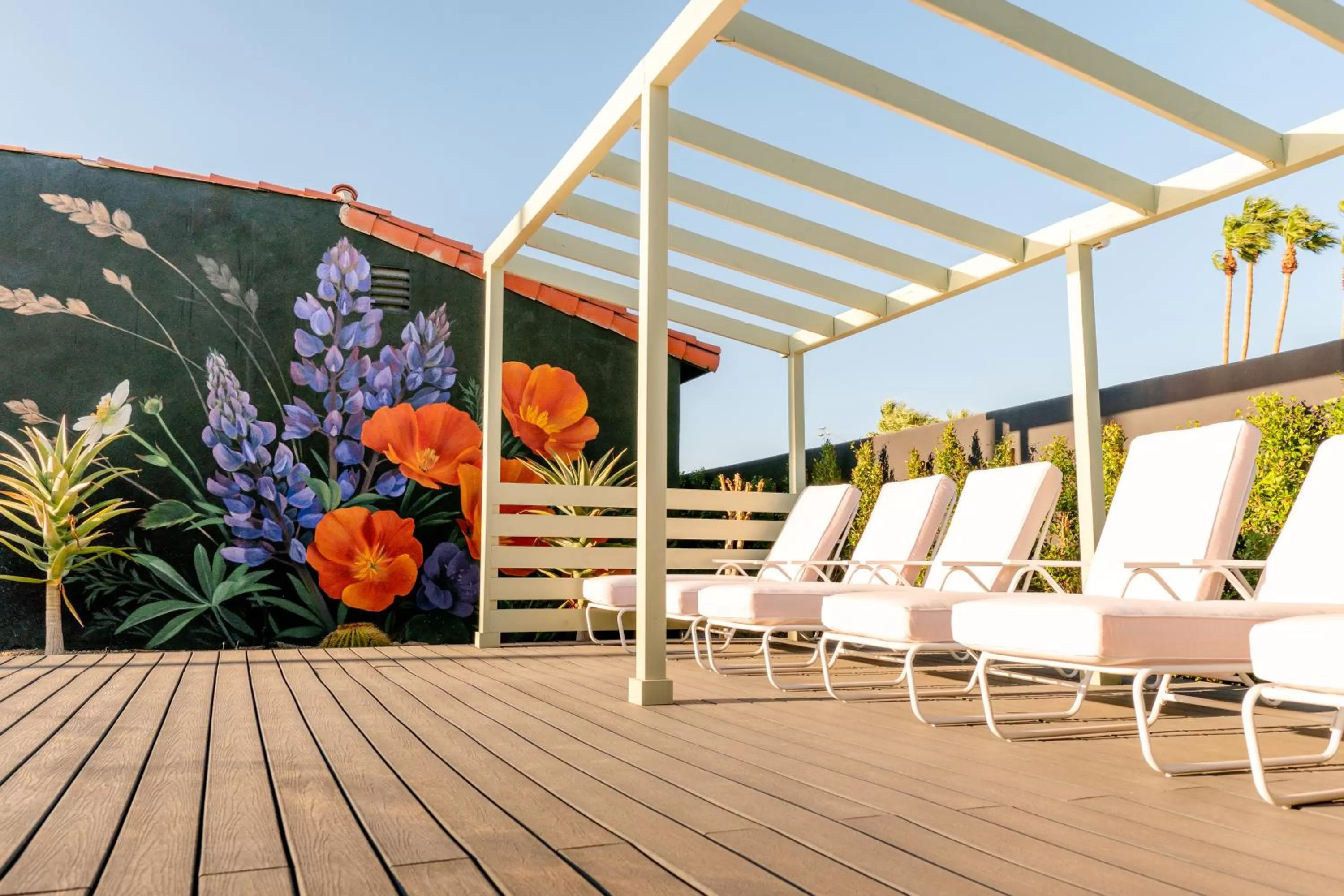 Patio in Fleur Noire Hotel - 21 and Over