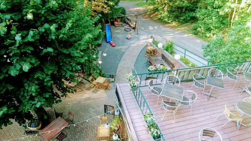 Balcony/Terrace in Pension Waldschlösschen