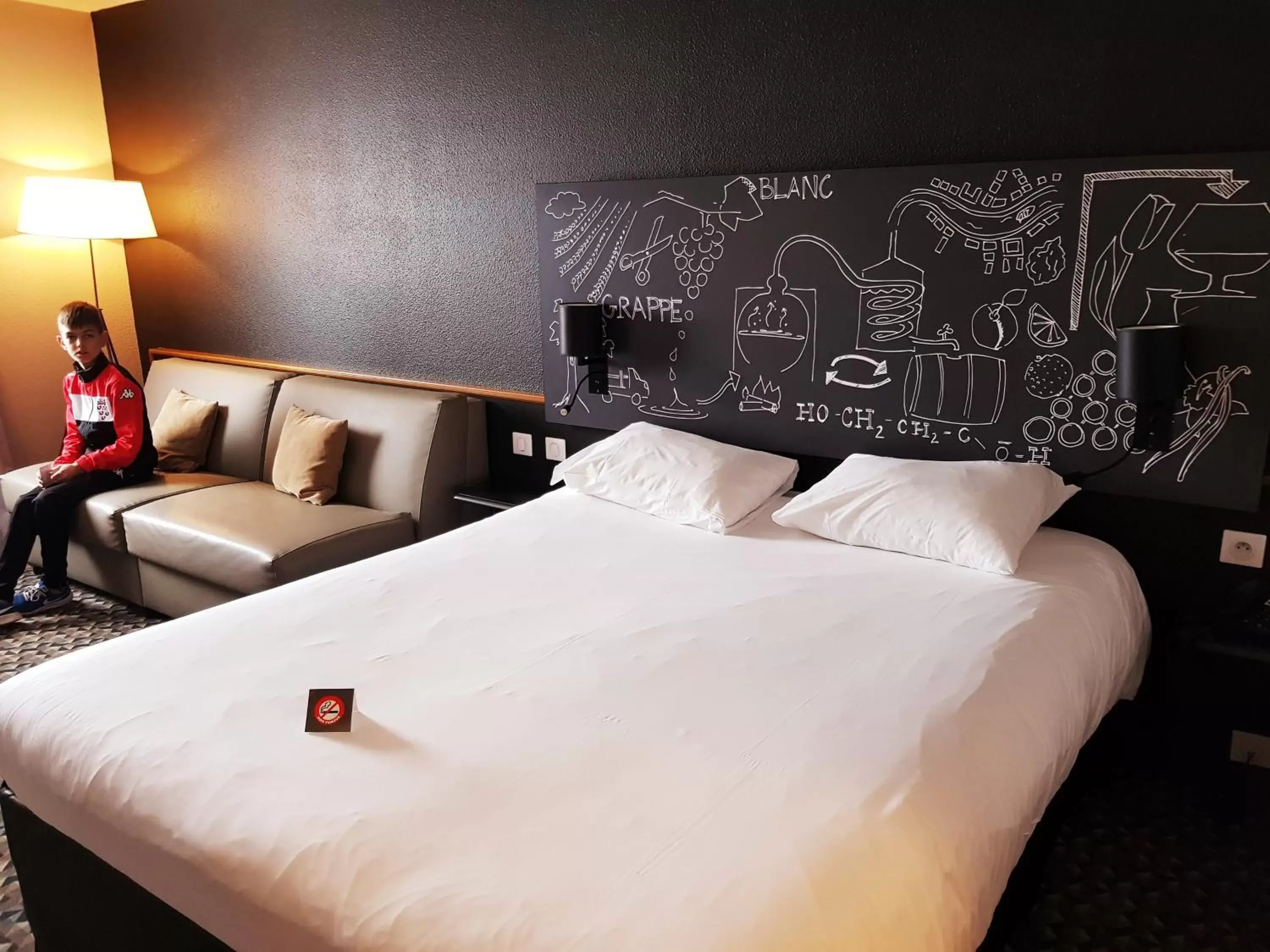 Bed in Ibis Styles Cognac