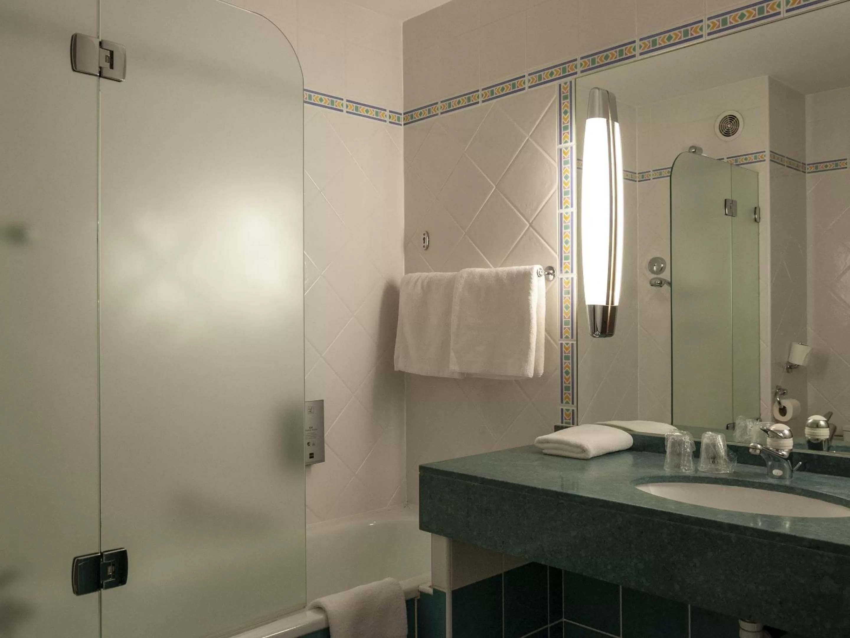 Bathroom in Hotel Restaurant & Spa Verte Vallée