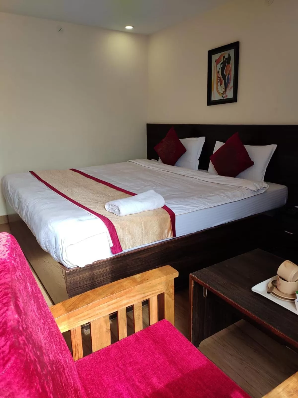 Bed in Hotel The Narayani Continental