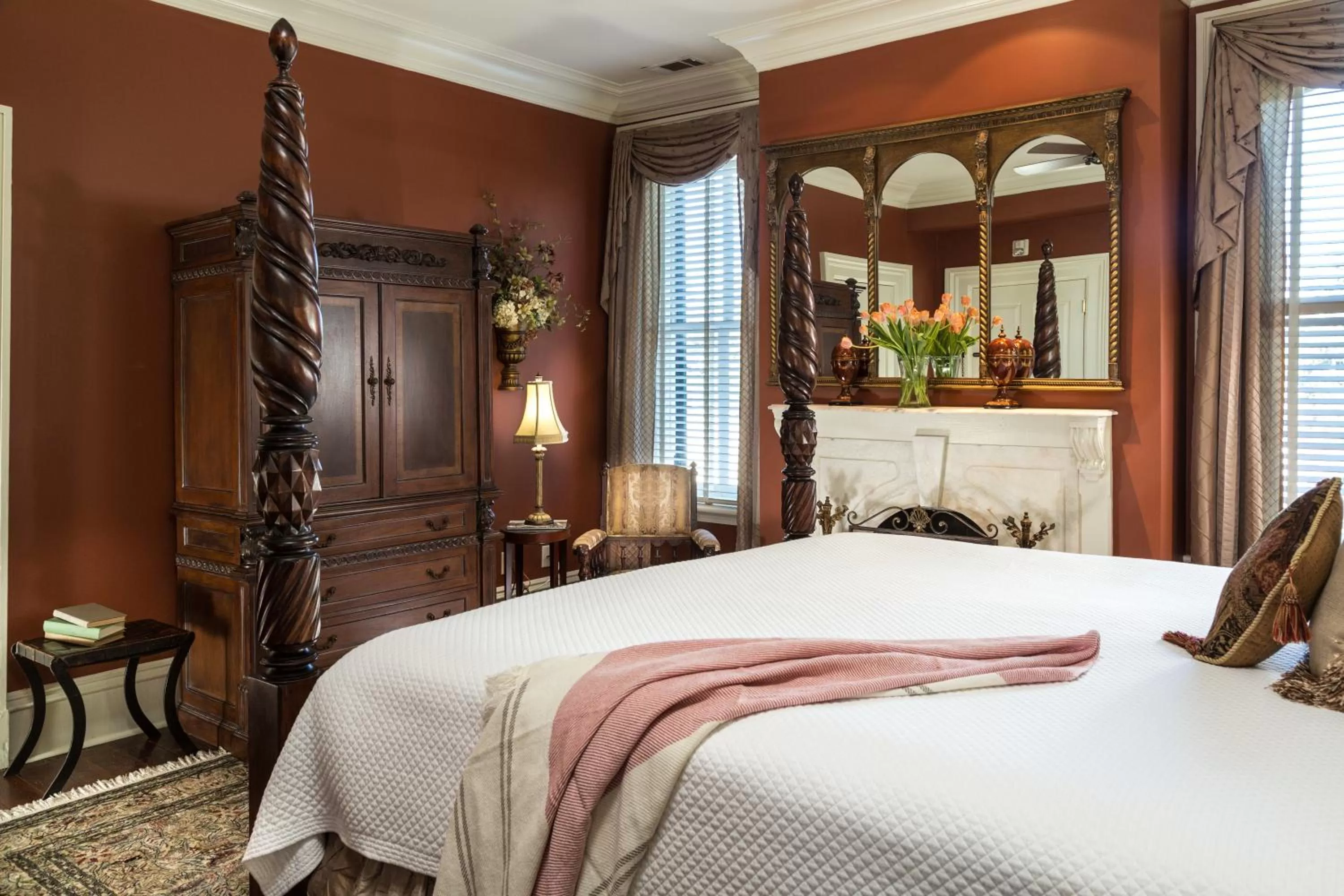 Bed in The Inn on West Liberty