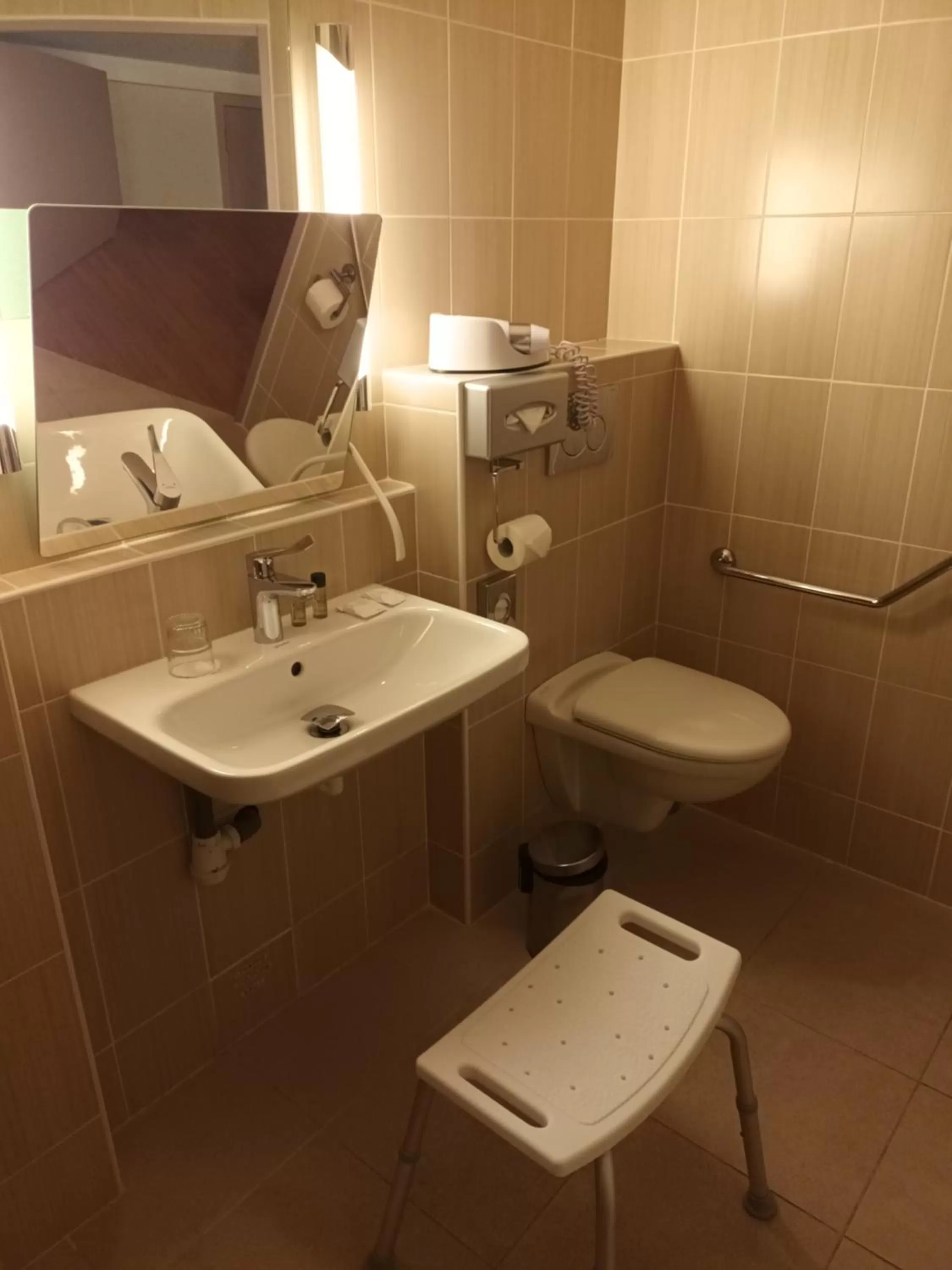 Facility for disabled guests in Hôtel des Arcades de Cachan - Grand Paris Sud