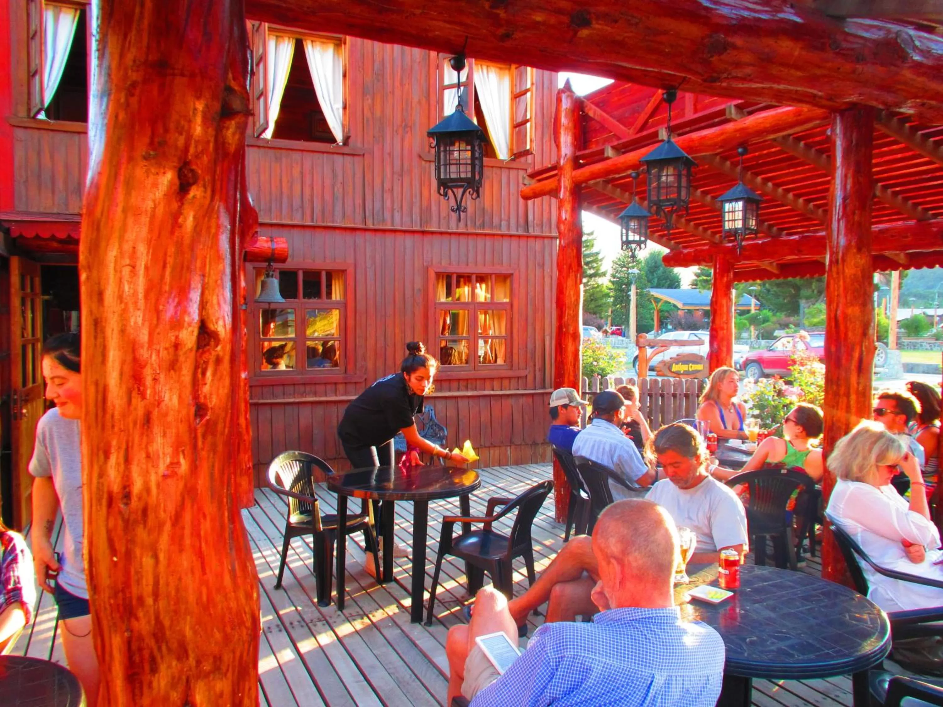 Balcony/Terrace in Hotel Antigua Casona Patagonia
